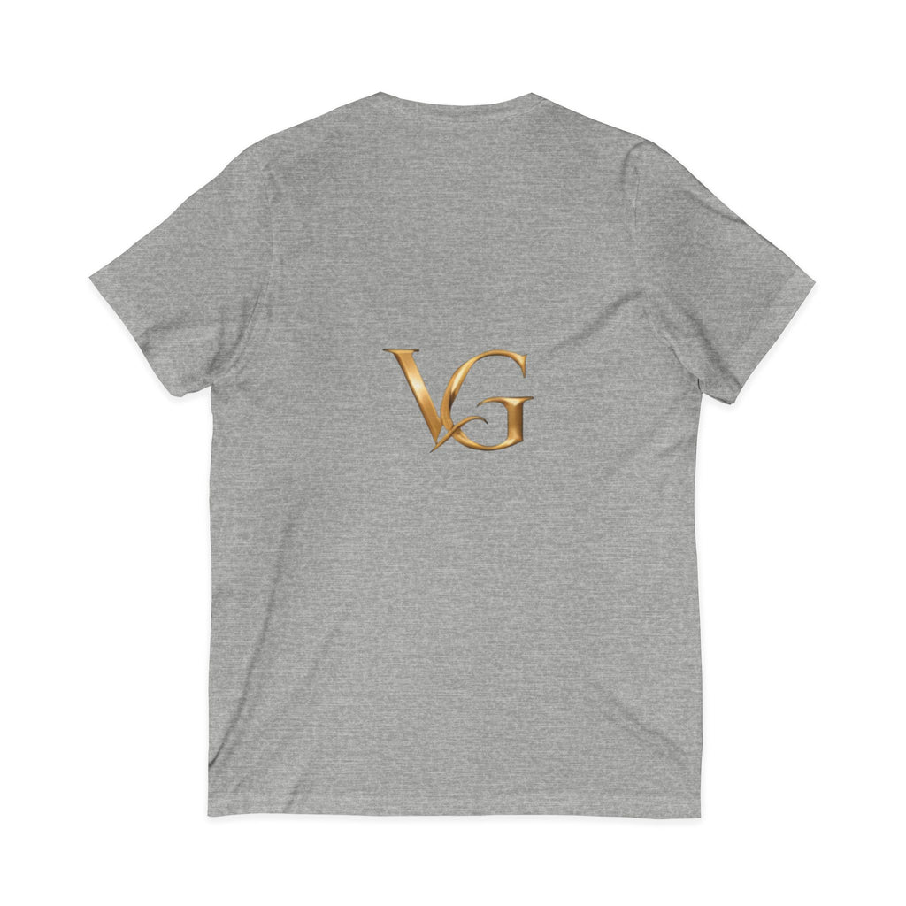 VG Gold Monogram V-Neck Tee