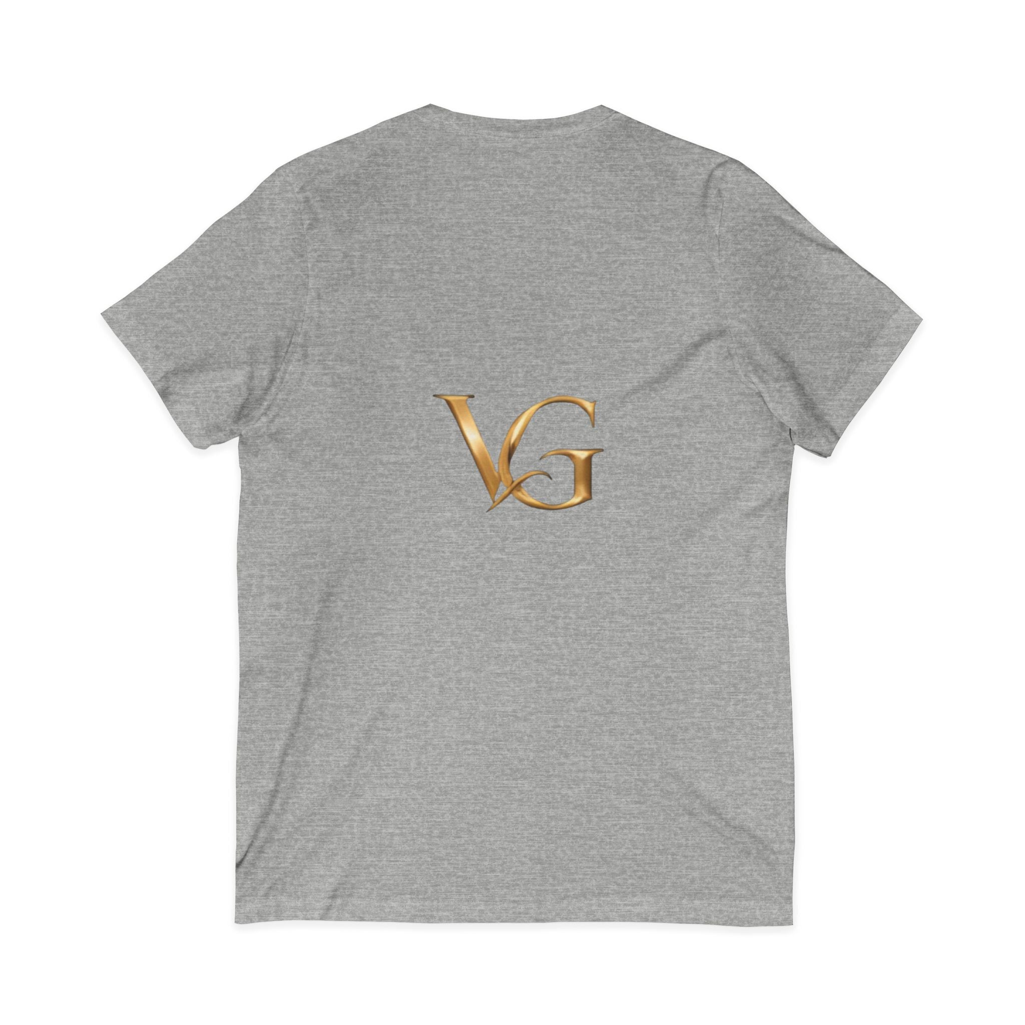 VG Gold Monogram V-Neck Tee