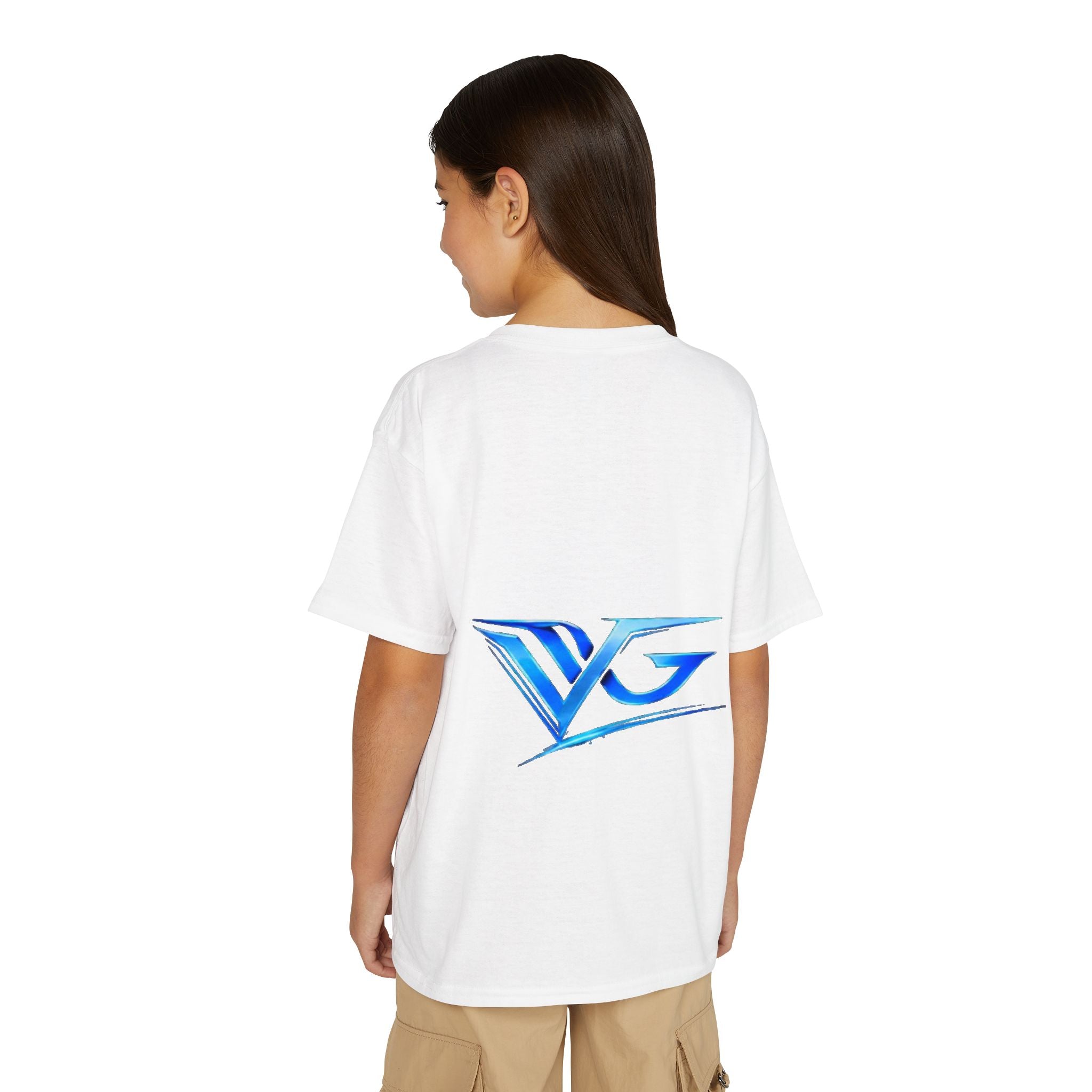 Youth T-Shirt — Blue VG Logo Graphic Performance Tee