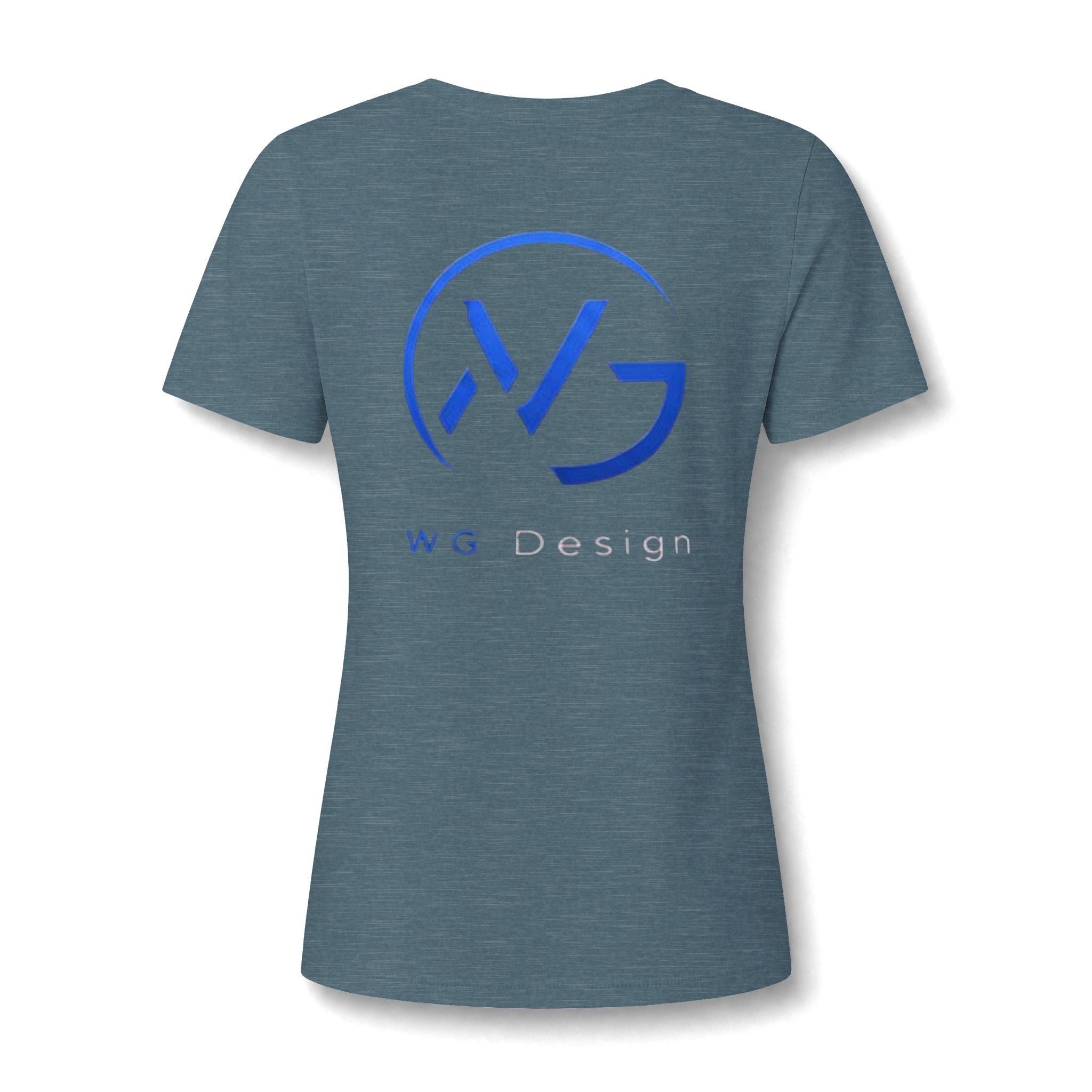 Women's Relaxed Heather CVC V-Neck Tee