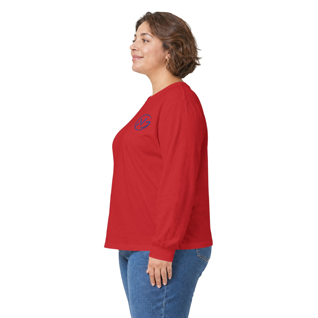 Long Sleeve Tee — Minimal WG Logo Cotton Shirt