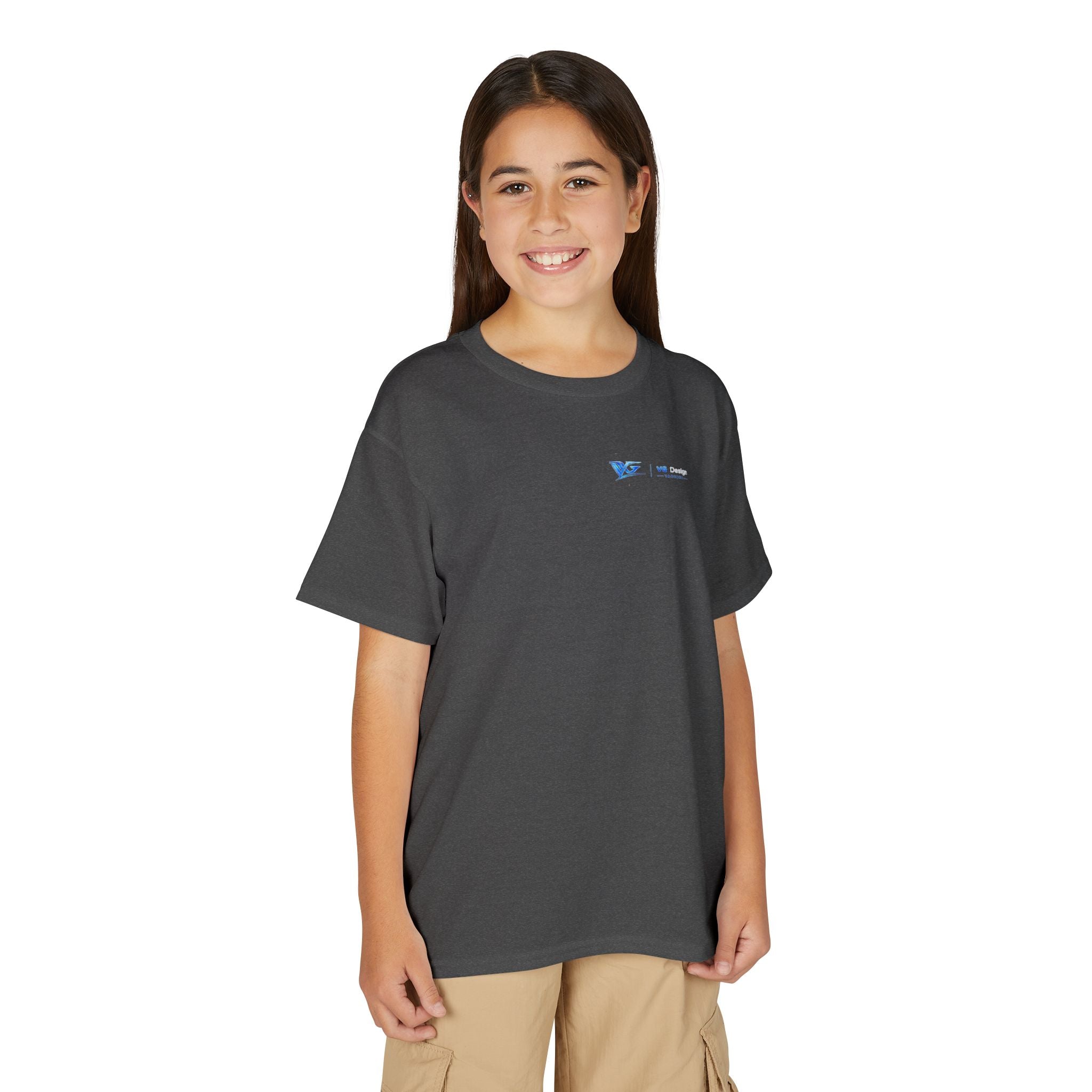 Youth T-Shirt — Blue VG Logo Graphic Performance Tee