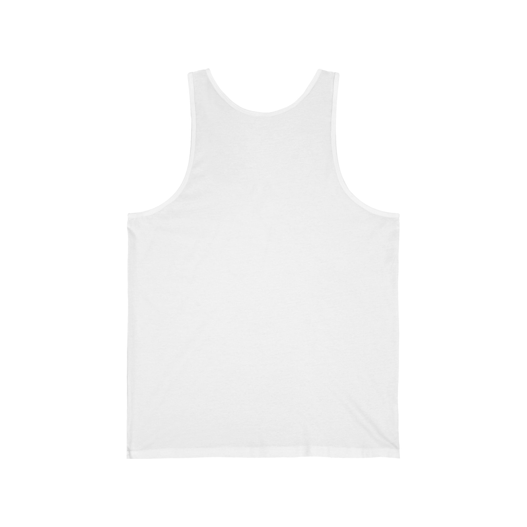 WG Monogram Tank Top — Minimal Blue Initials Casual Jersey Tank
