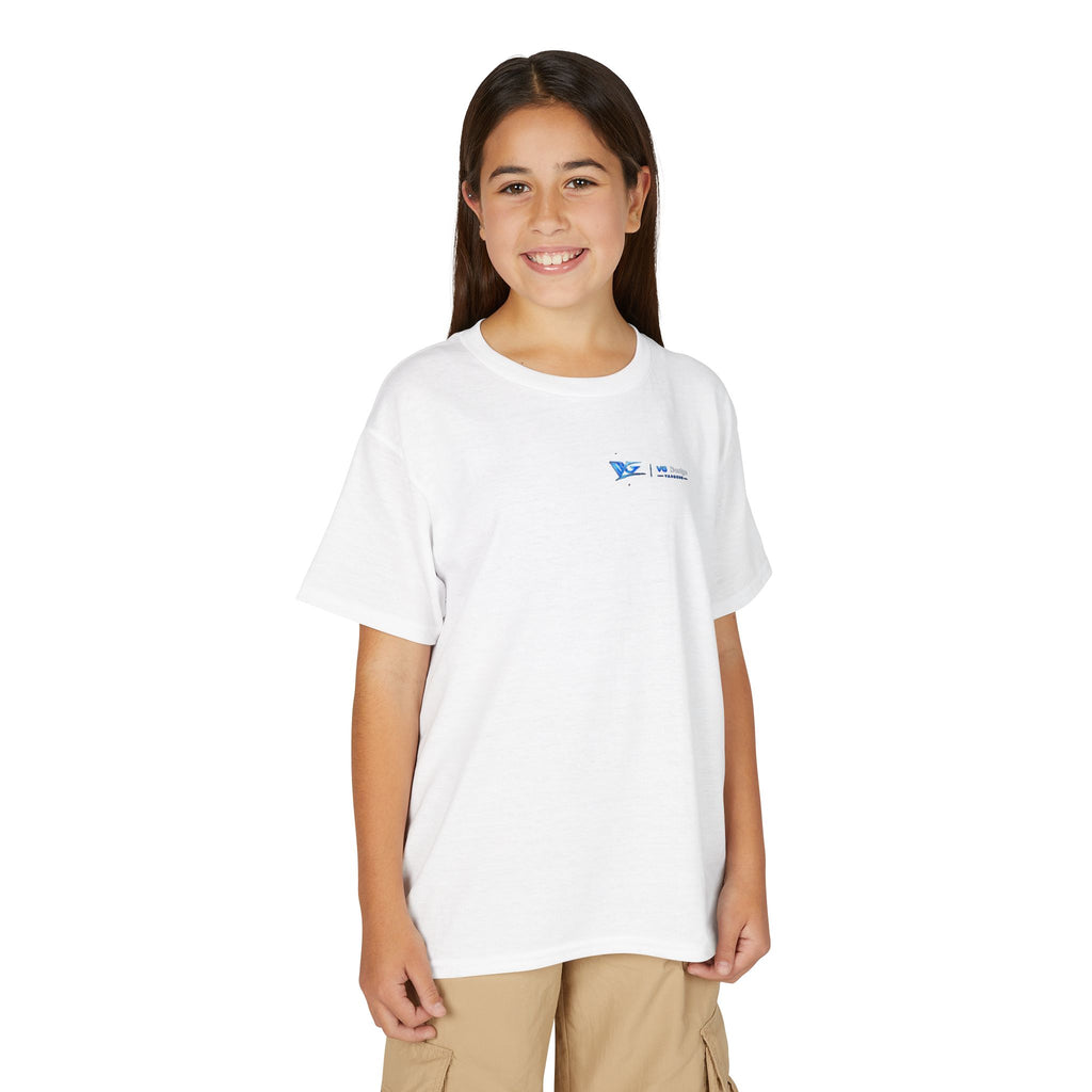 Youth T-Shirt — Blue VG Logo Graphic Performance Tee