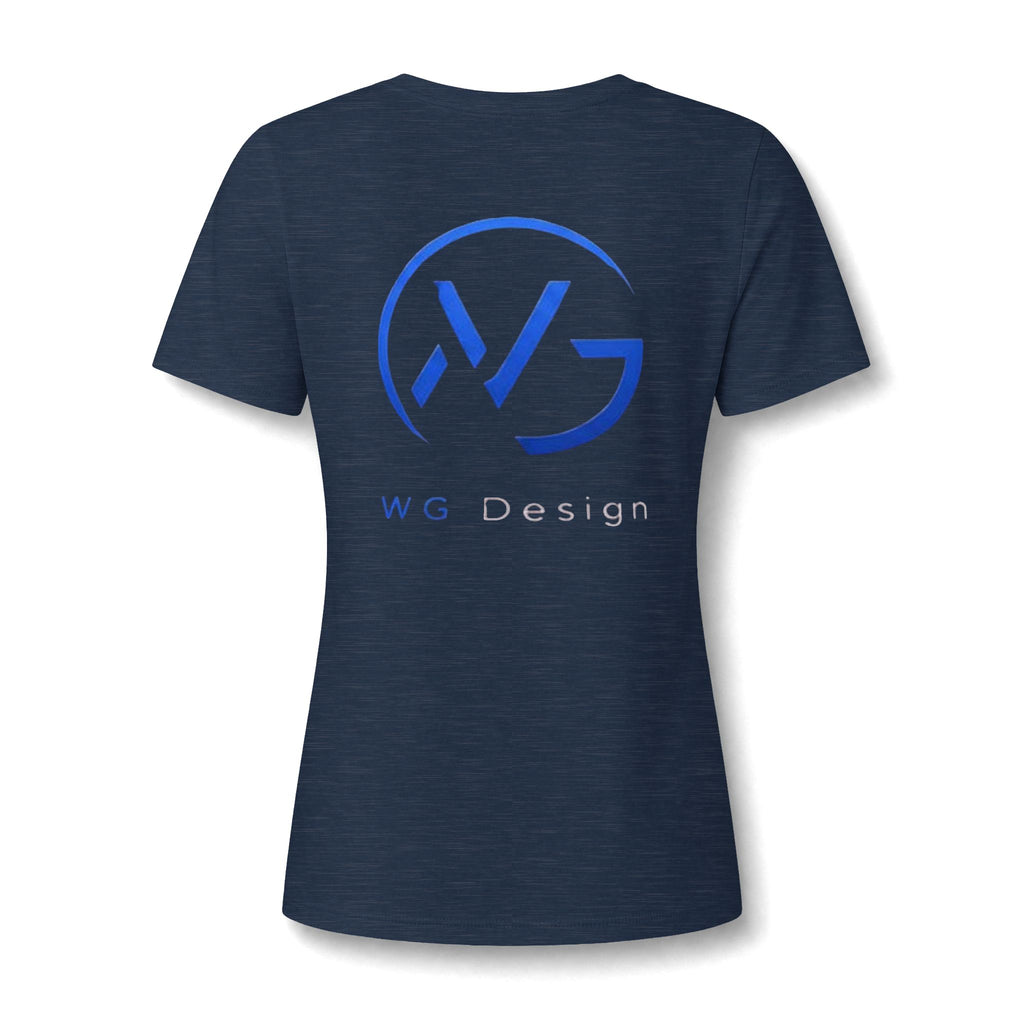 Women's Relaxed Heather CVC V-Neck Tee