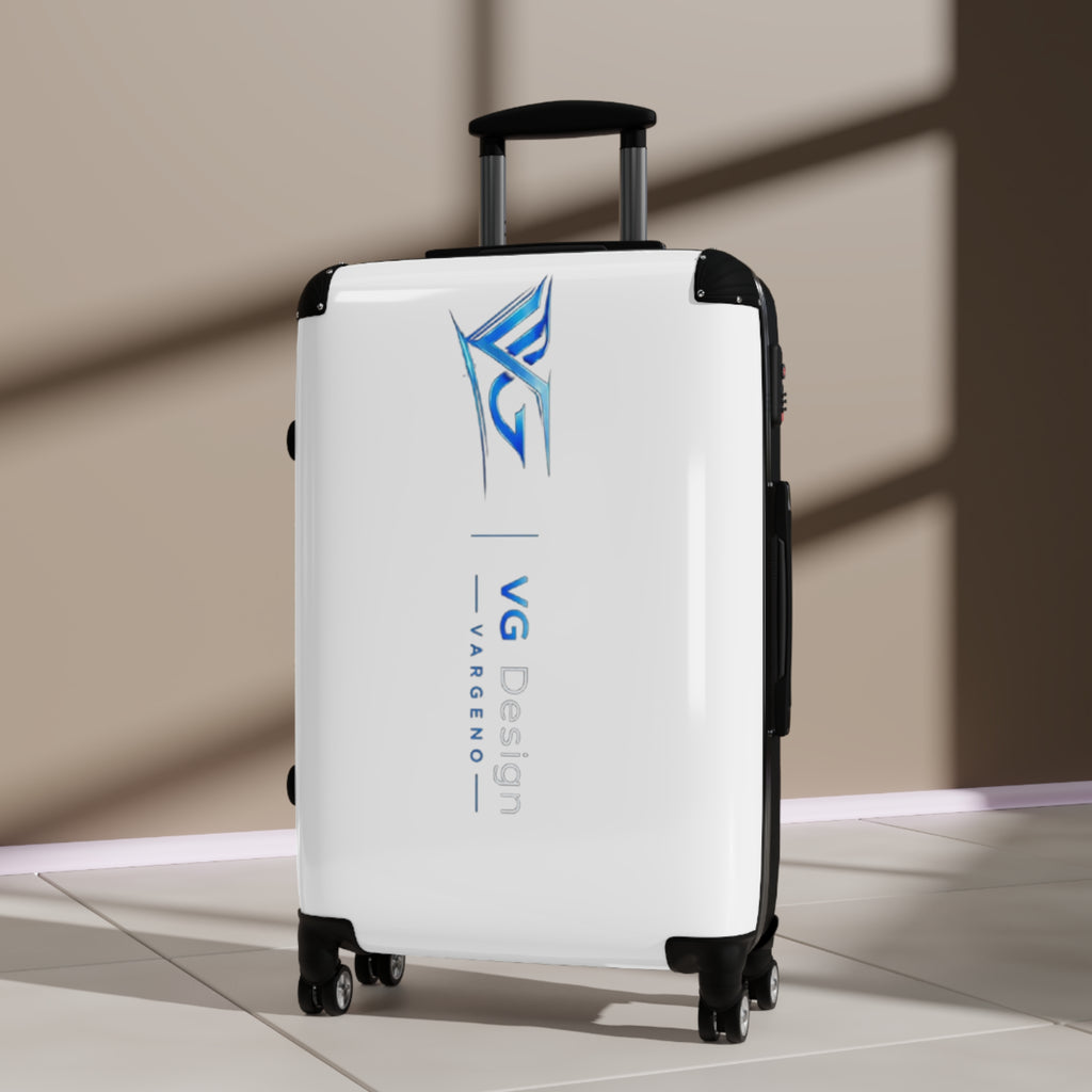 Hard-Shell Carry-On Suitcase with Custom VG Design Logo