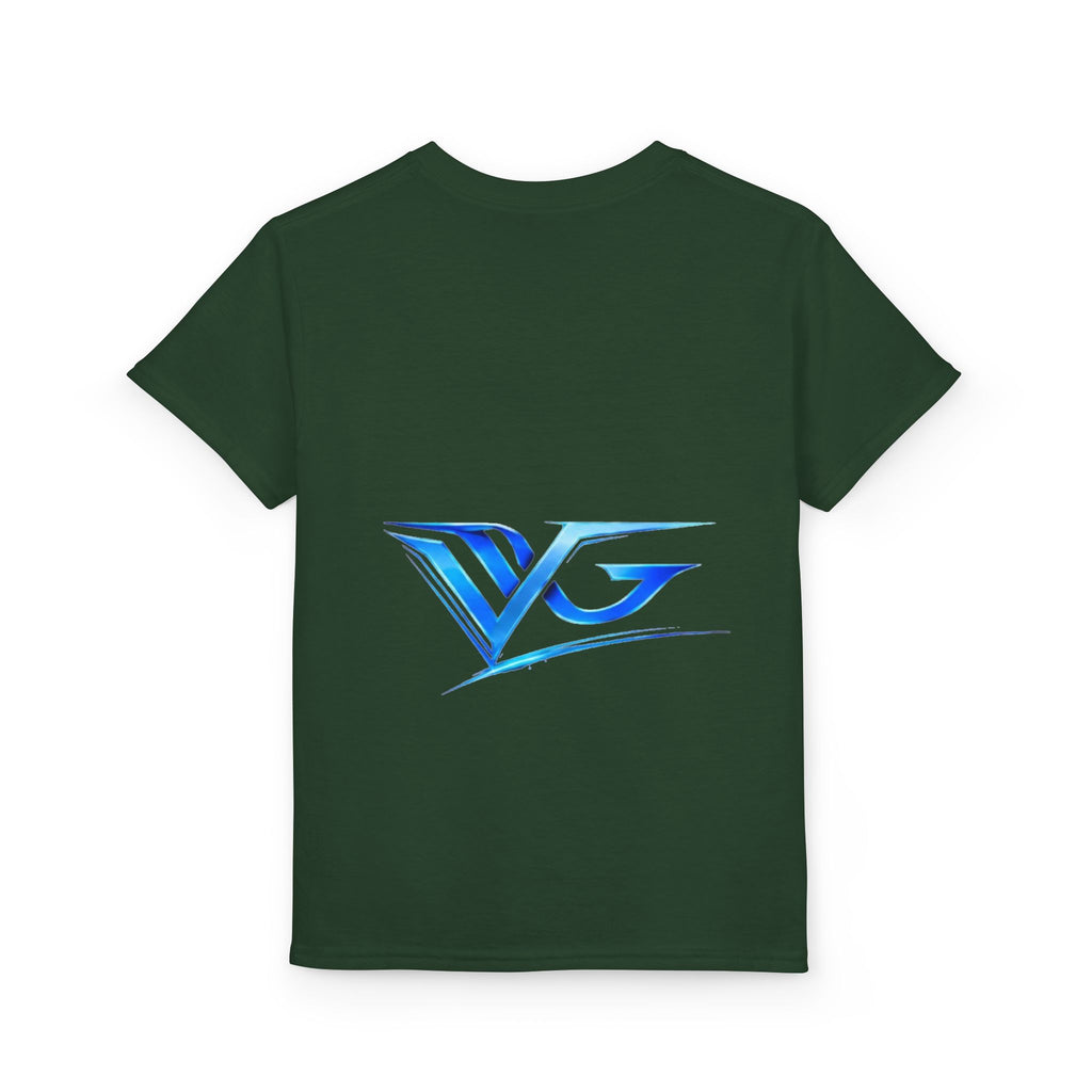 Youth T-Shirt — Blue VG Logo Graphic Performance Tee