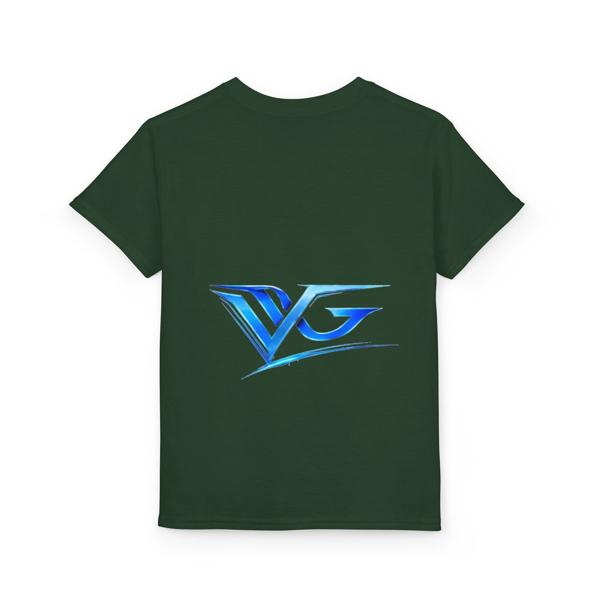 Youth T-Shirt — Blue VG Logo Graphic Performance Tee
