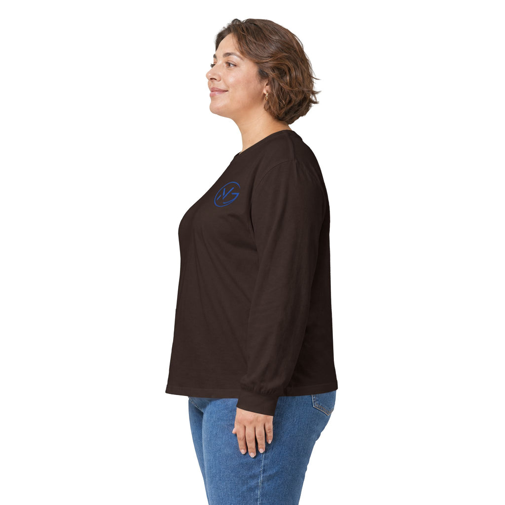 Long Sleeve Tee — Minimal WG Logo Cotton Shirt