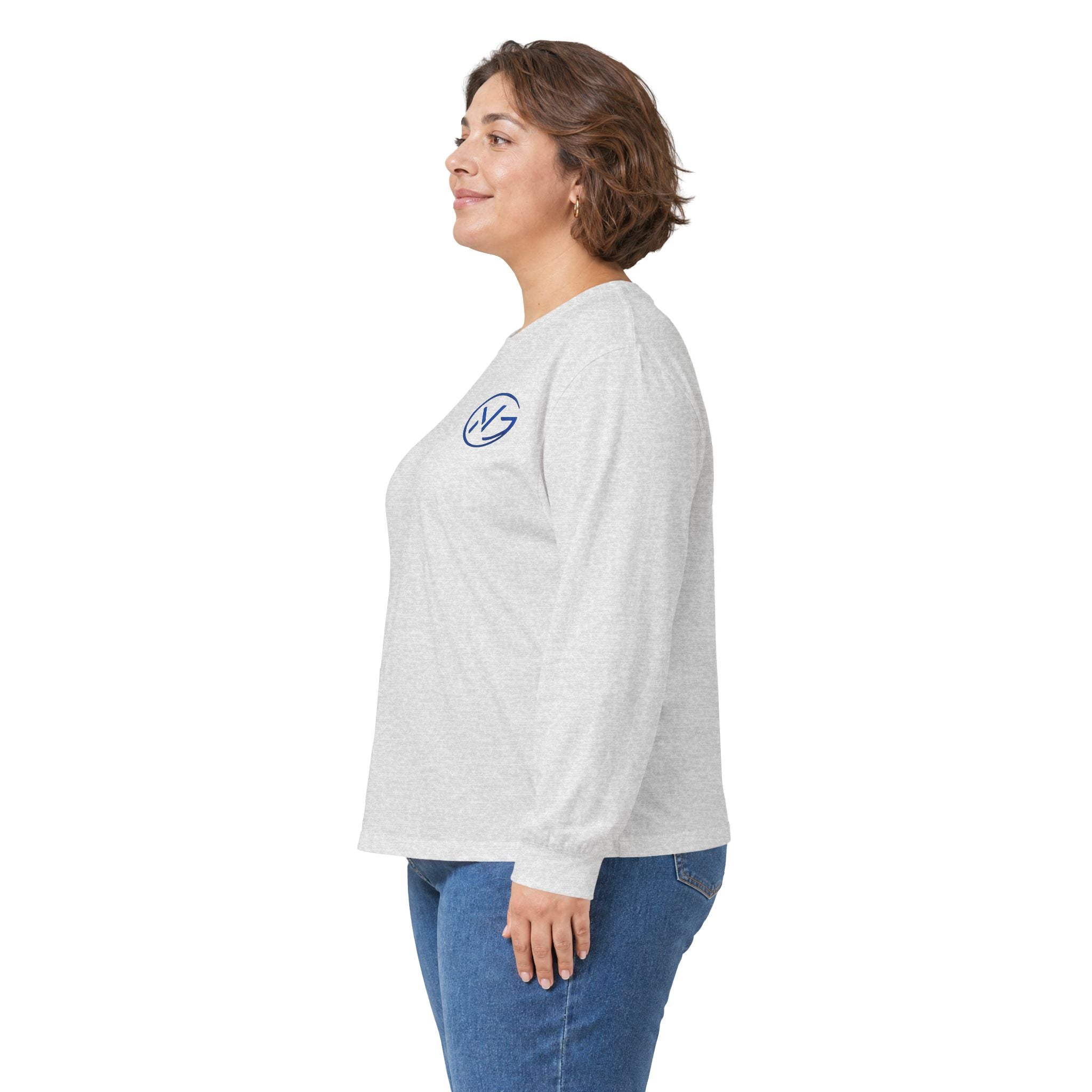 Long Sleeve Tee — Minimal WG Logo Cotton Shirt