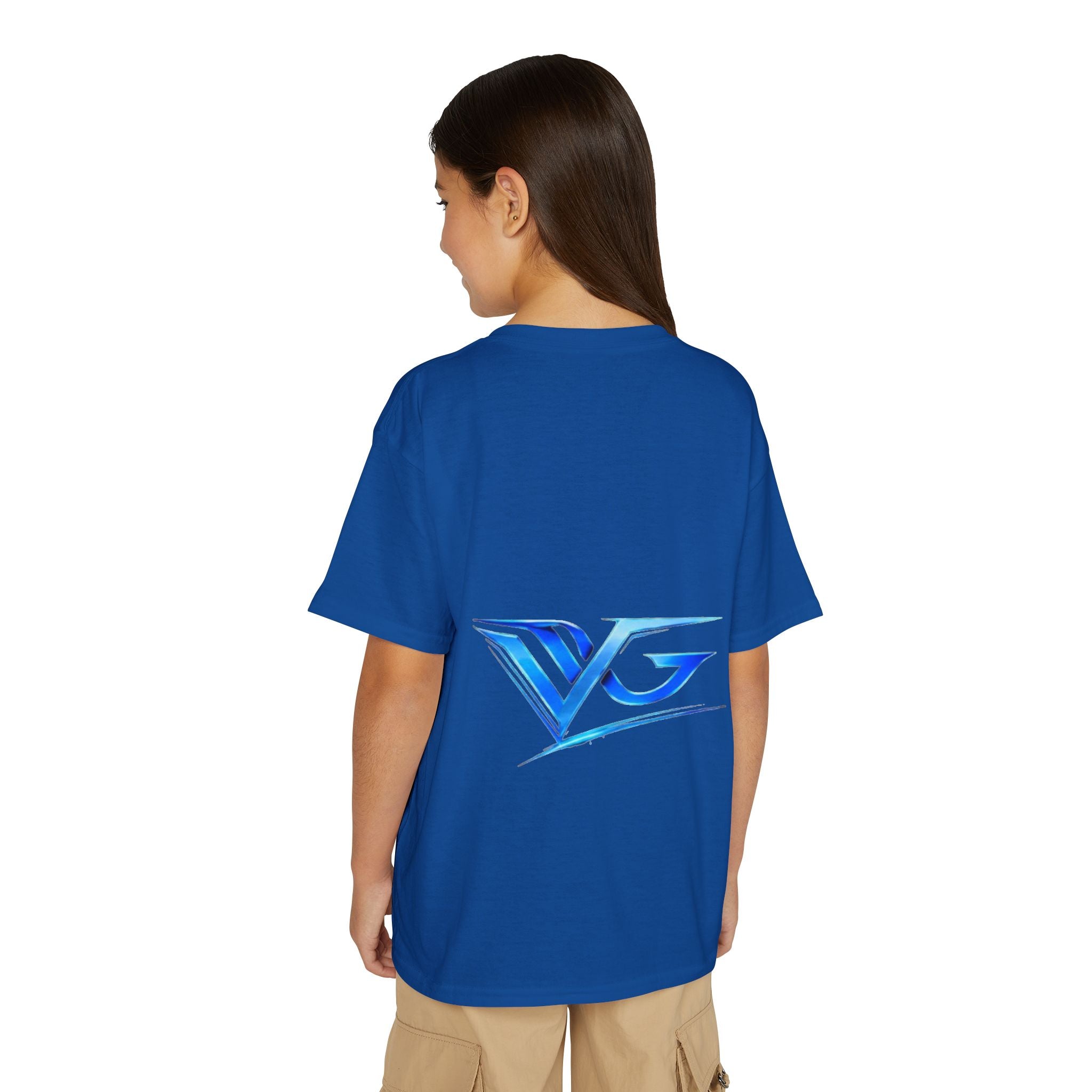 Youth T-Shirt — Blue VG Logo Graphic Performance Tee