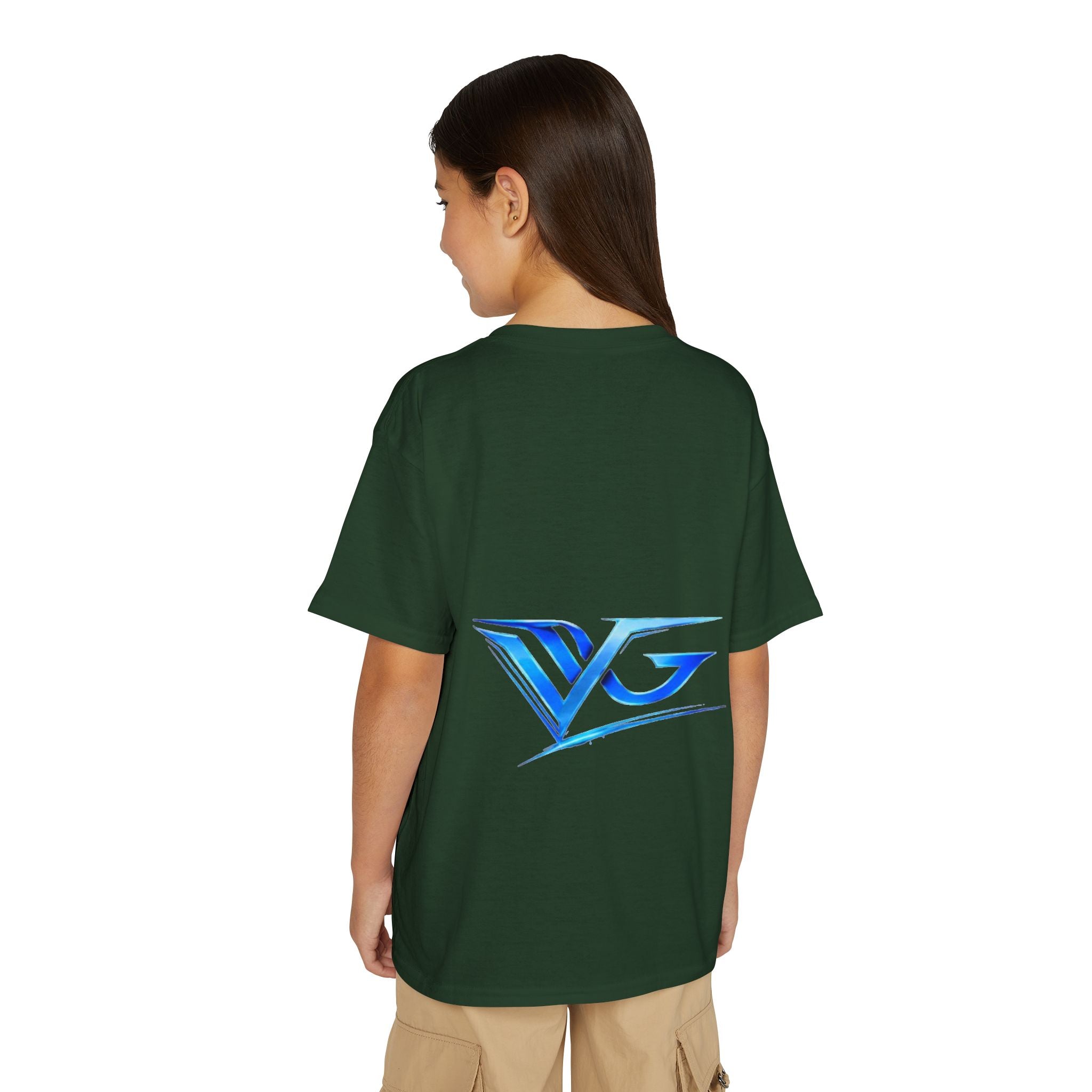 Youth T-Shirt — Blue VG Logo Graphic Performance Tee