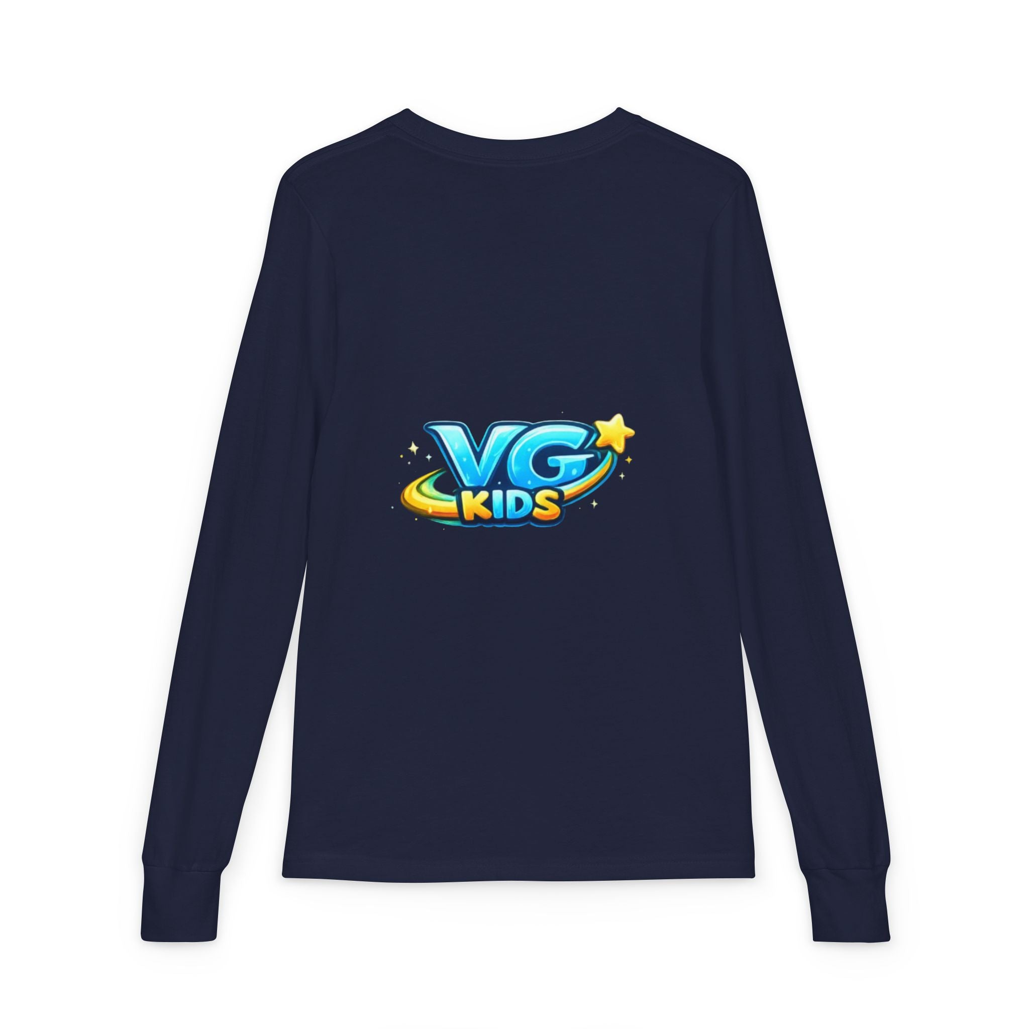 VG Kids Long Sleeve Tee — Youth Jersey Kids' Shirt with Colorful Logo