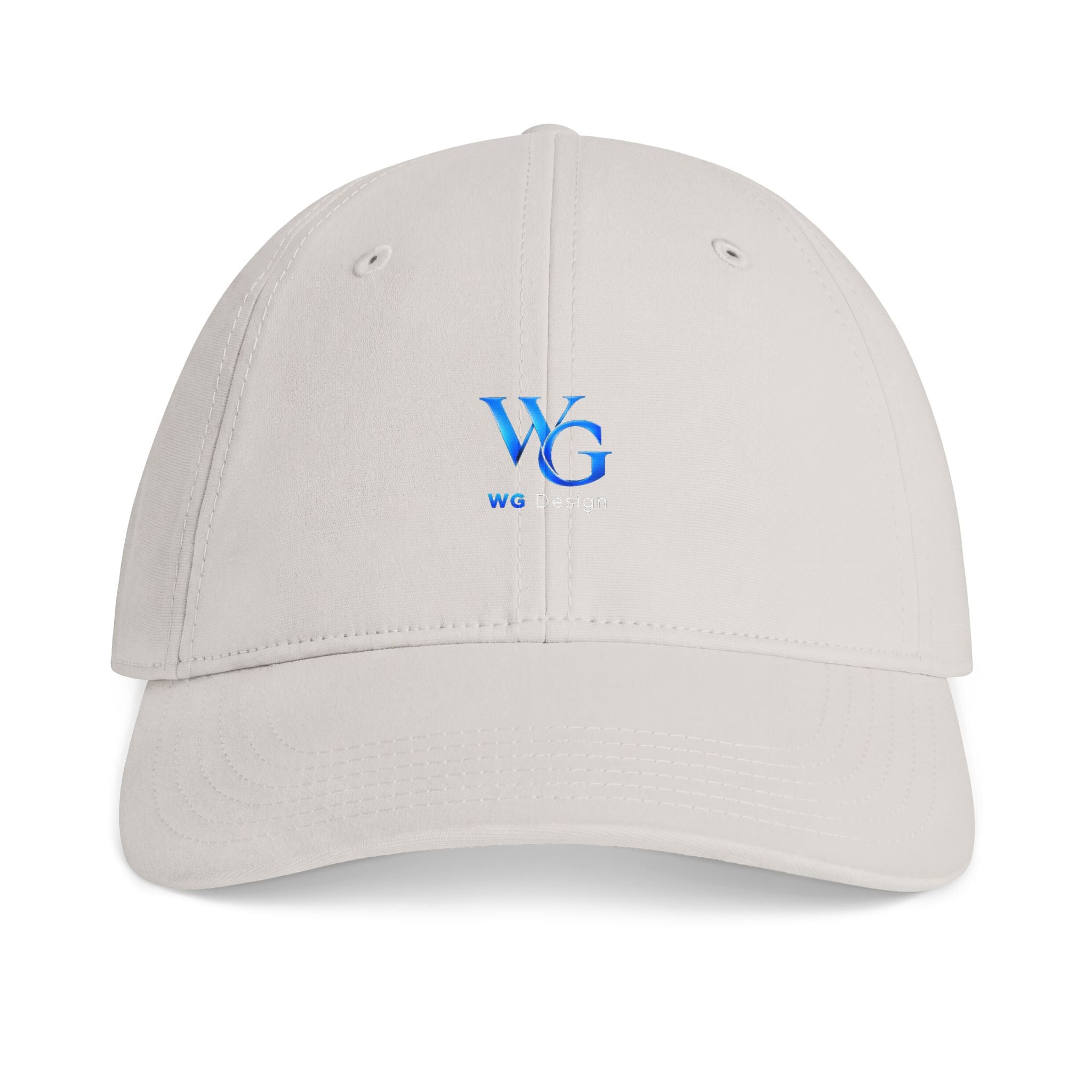 WG Design Embroidered Cap — Minimal Logo Baseball Hat