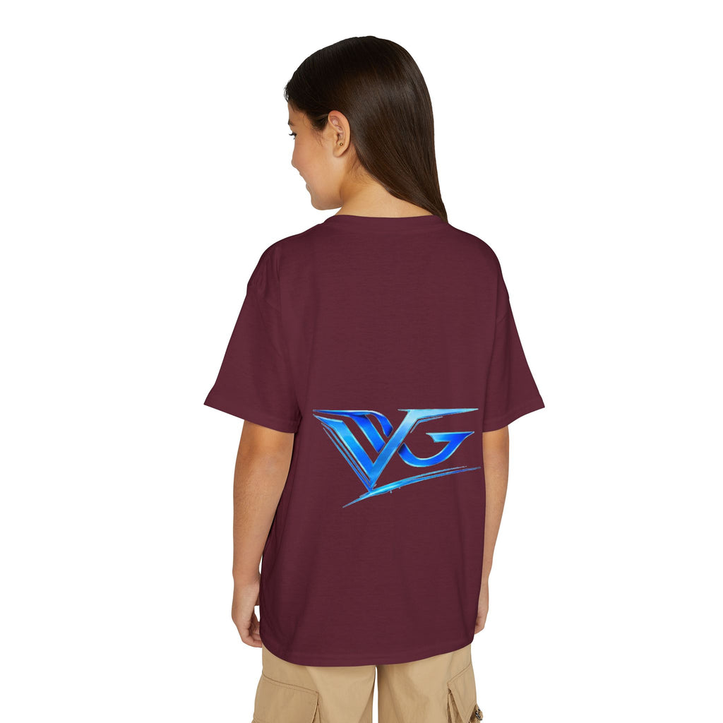 Youth T-Shirt — Blue VG Logo Graphic Performance Tee