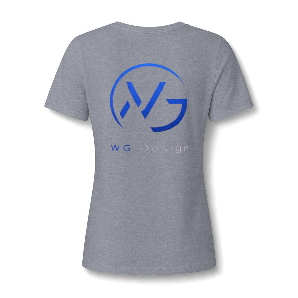 Women's Relaxed Heather CVC V-Neck Tee
