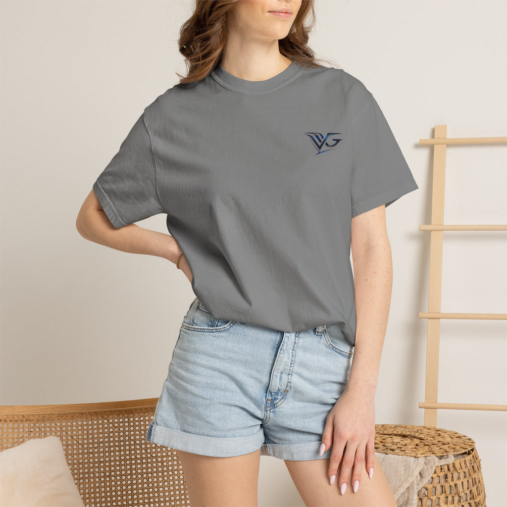 VG Logo T‑Shirt — Minimal Chest & Back Graphic Tee