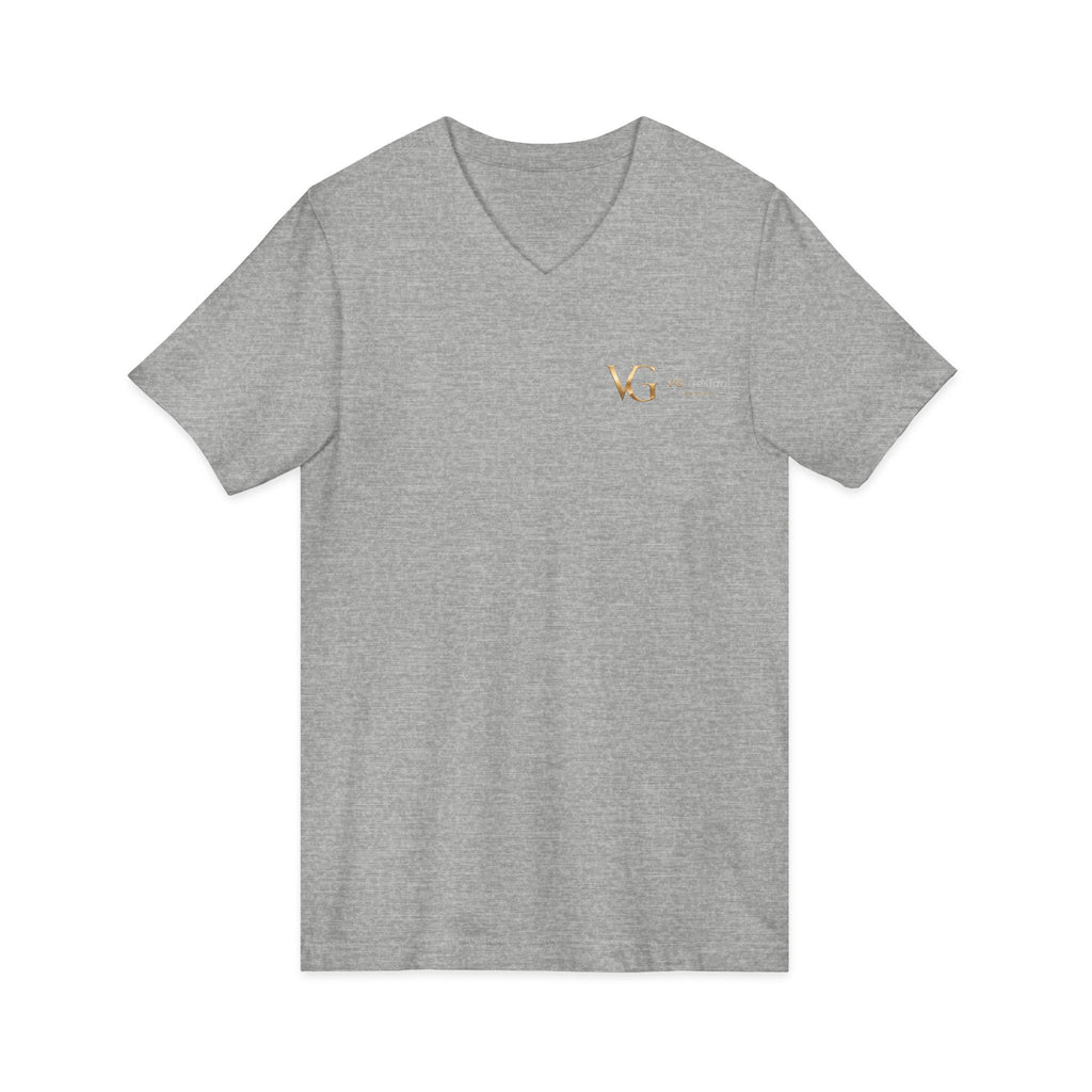 VG Gold Monogram V-Neck Tee