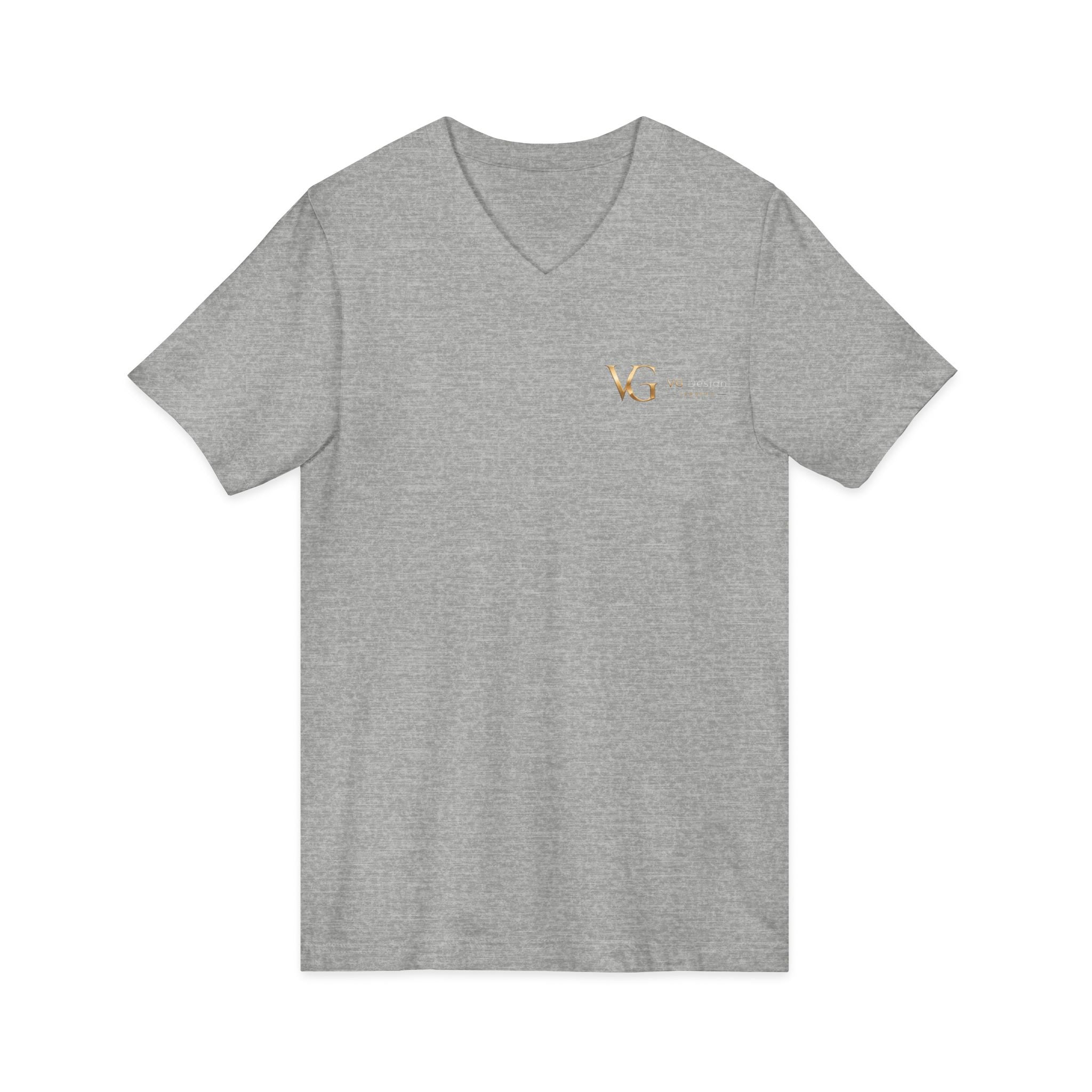 VG Gold Monogram V-Neck Tee