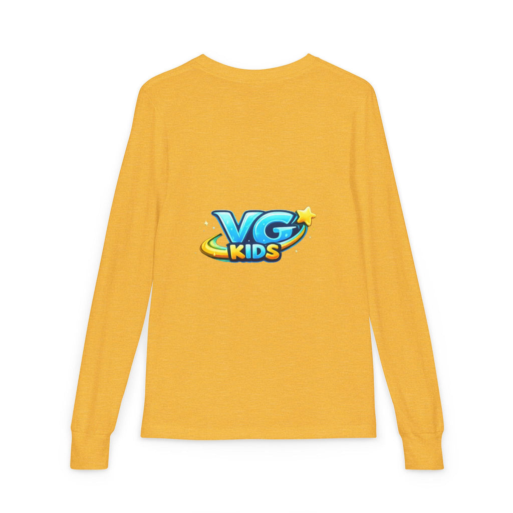 VG Kids Long Sleeve Tee — Youth Jersey Kids' Shirt with Colorful Logo