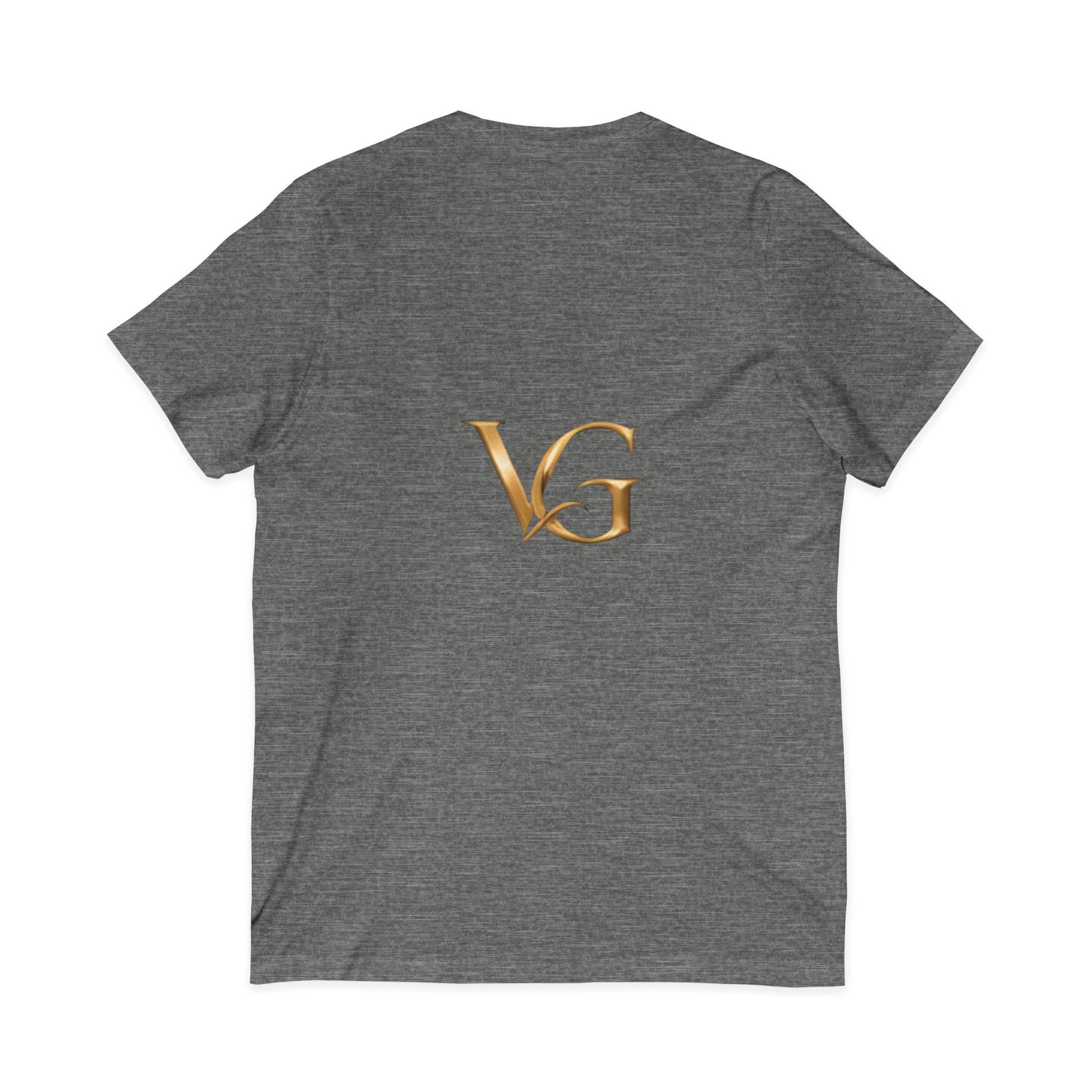 VG Gold Monogram V-Neck Tee
