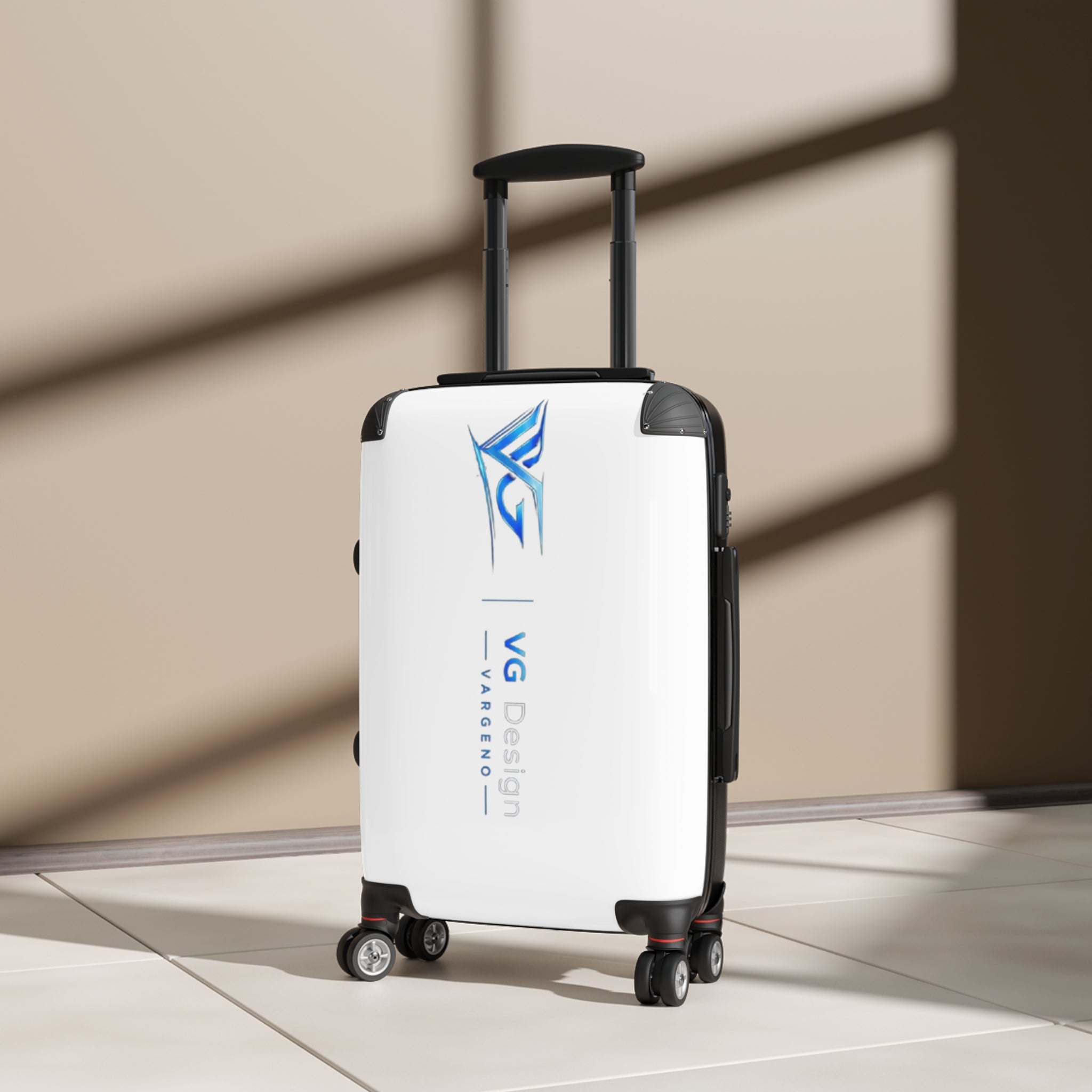 Hard-Shell Carry-On Suitcase with Custom VG Design Logo
