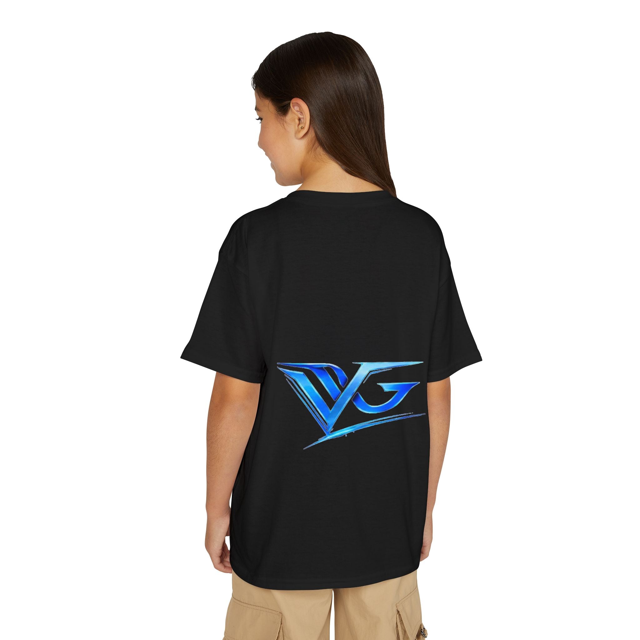 Youth T-Shirt — Blue VG Logo Graphic Performance Tee