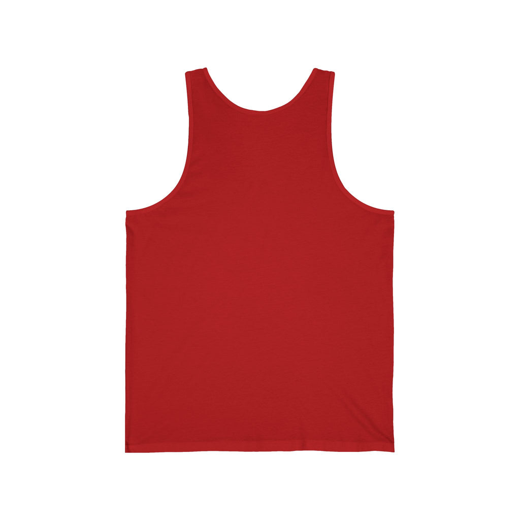 WG Monogram Tank Top — Minimal Blue Initials Casual Jersey Tank