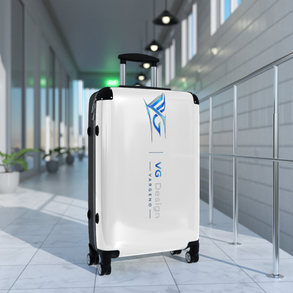 Hard-Shell Carry-On Suitcase with Custom VG Design Logo