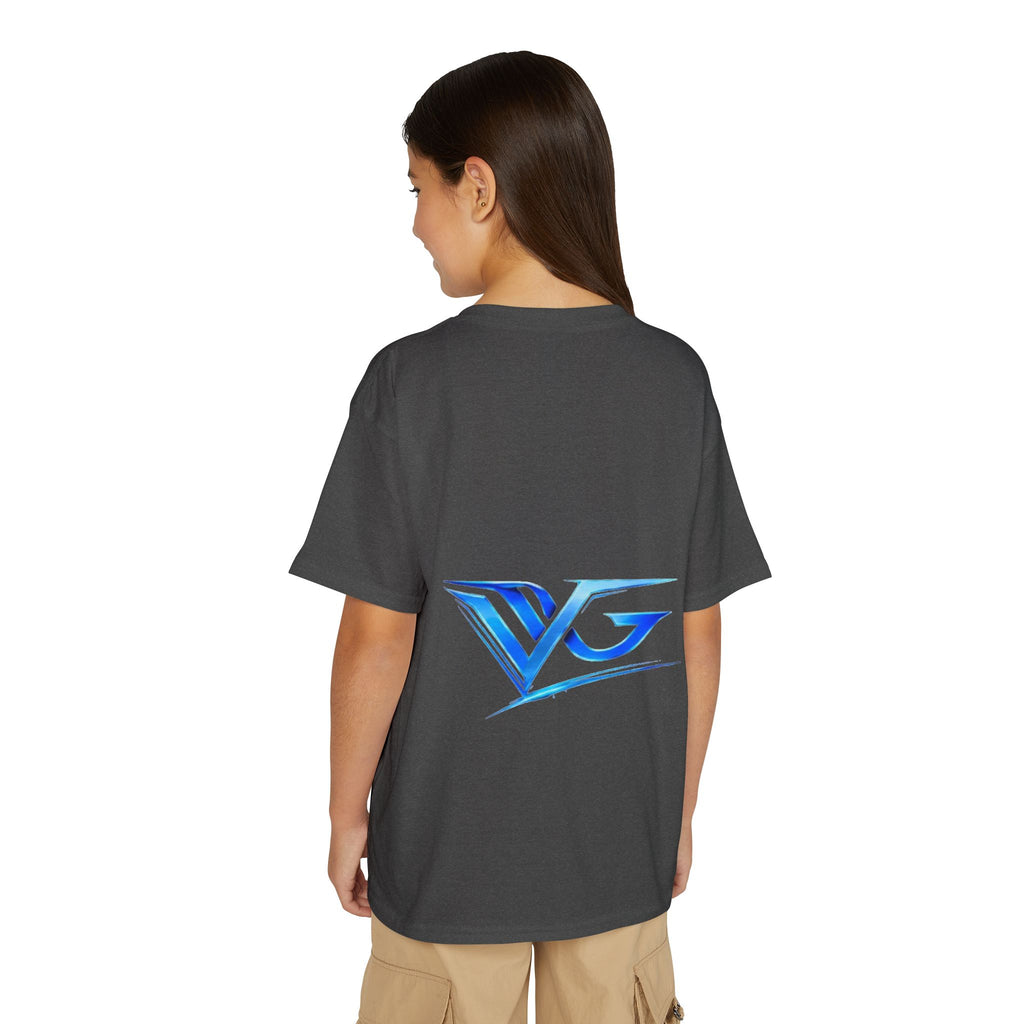 Youth T-Shirt — Blue VG Logo Graphic Performance Tee
