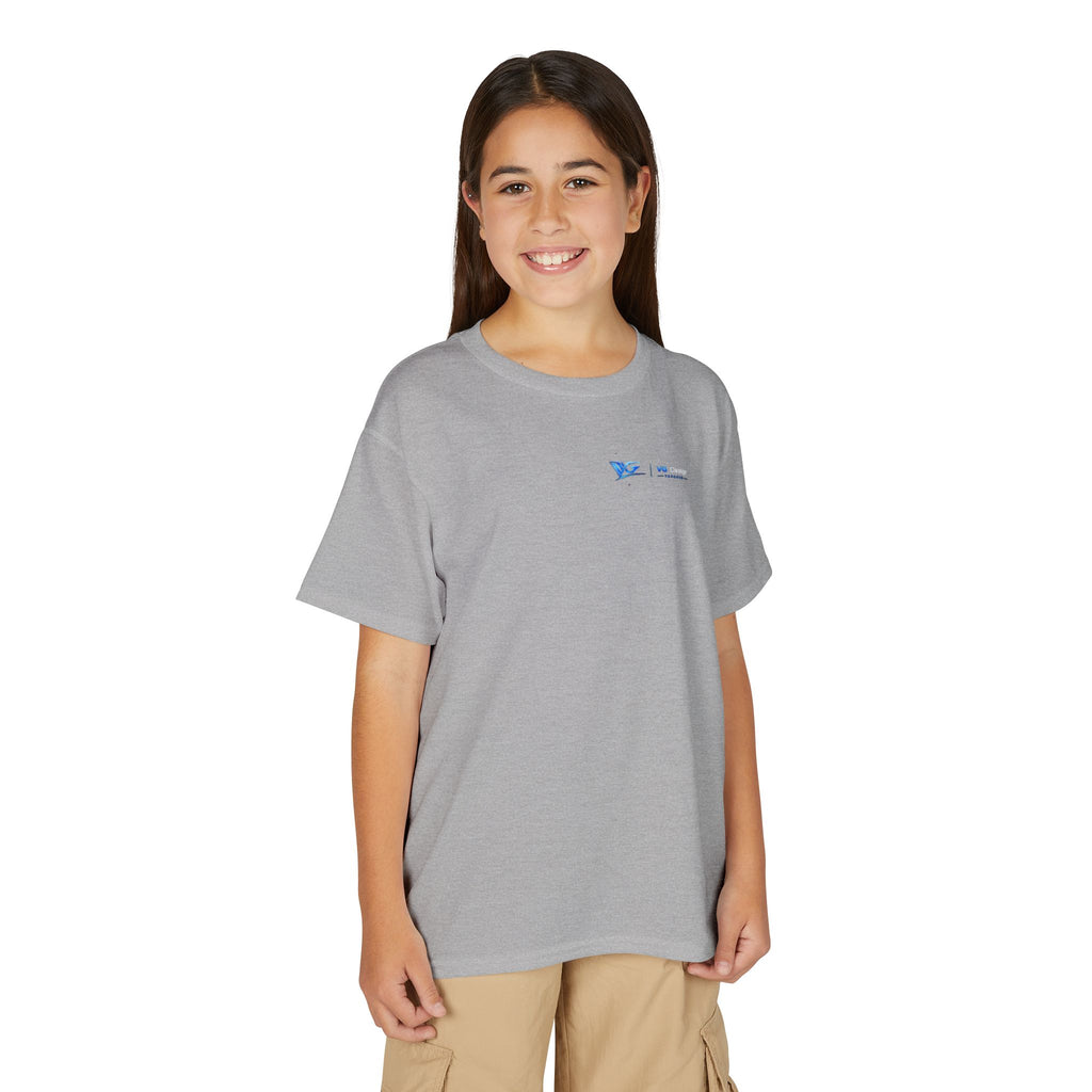 Youth T-Shirt — Blue VG Logo Graphic Performance Tee