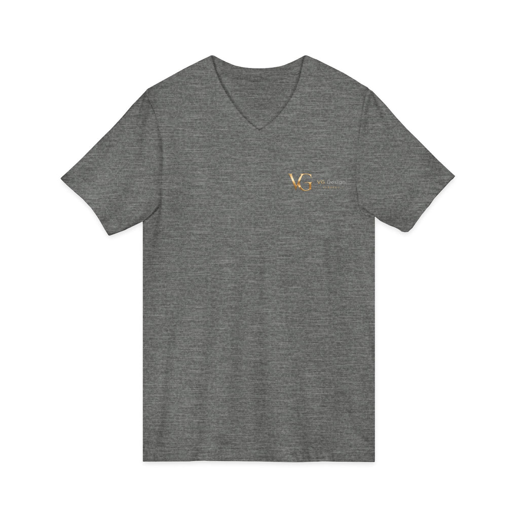 VG Gold Monogram V-Neck Tee