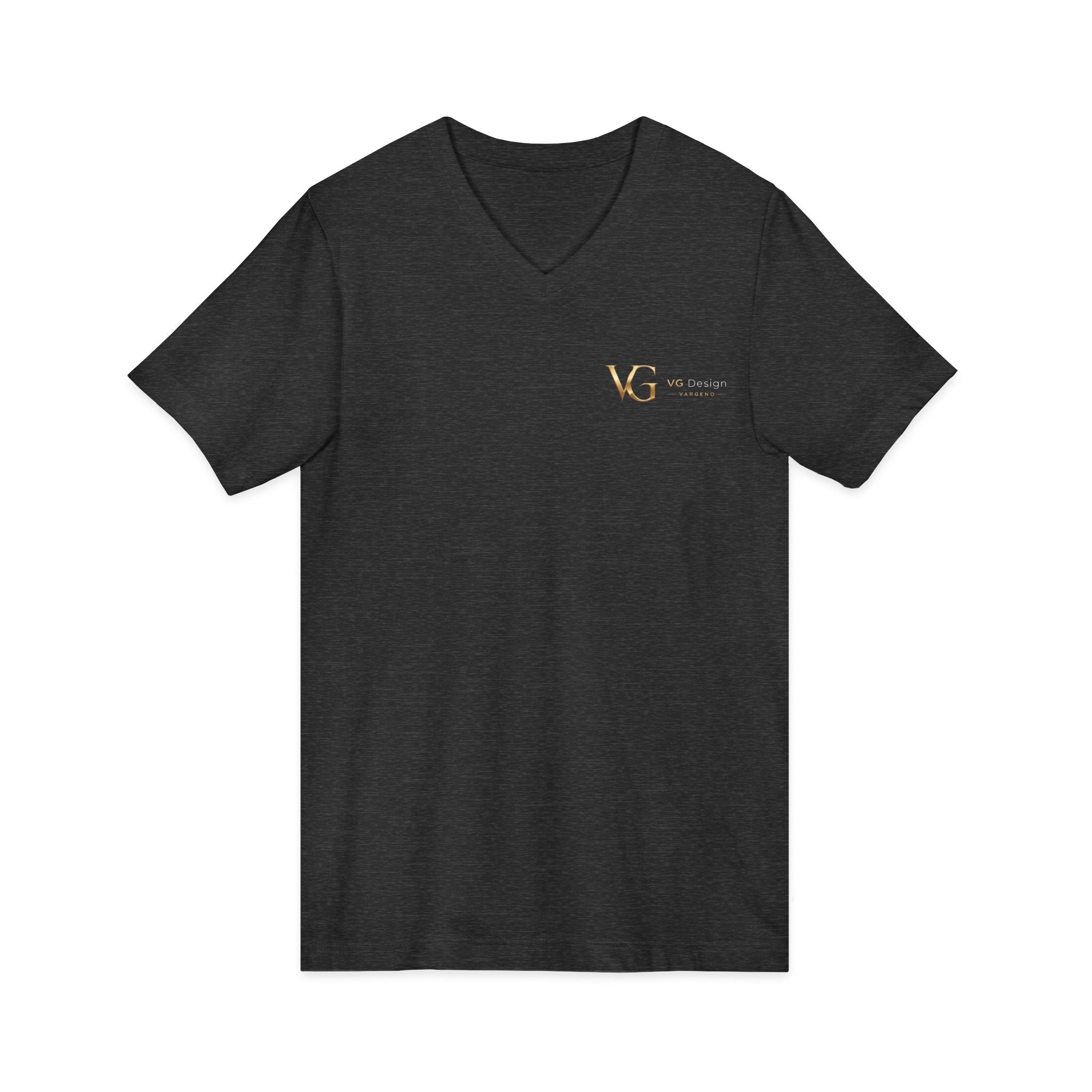 VG Gold Monogram V-Neck Tee