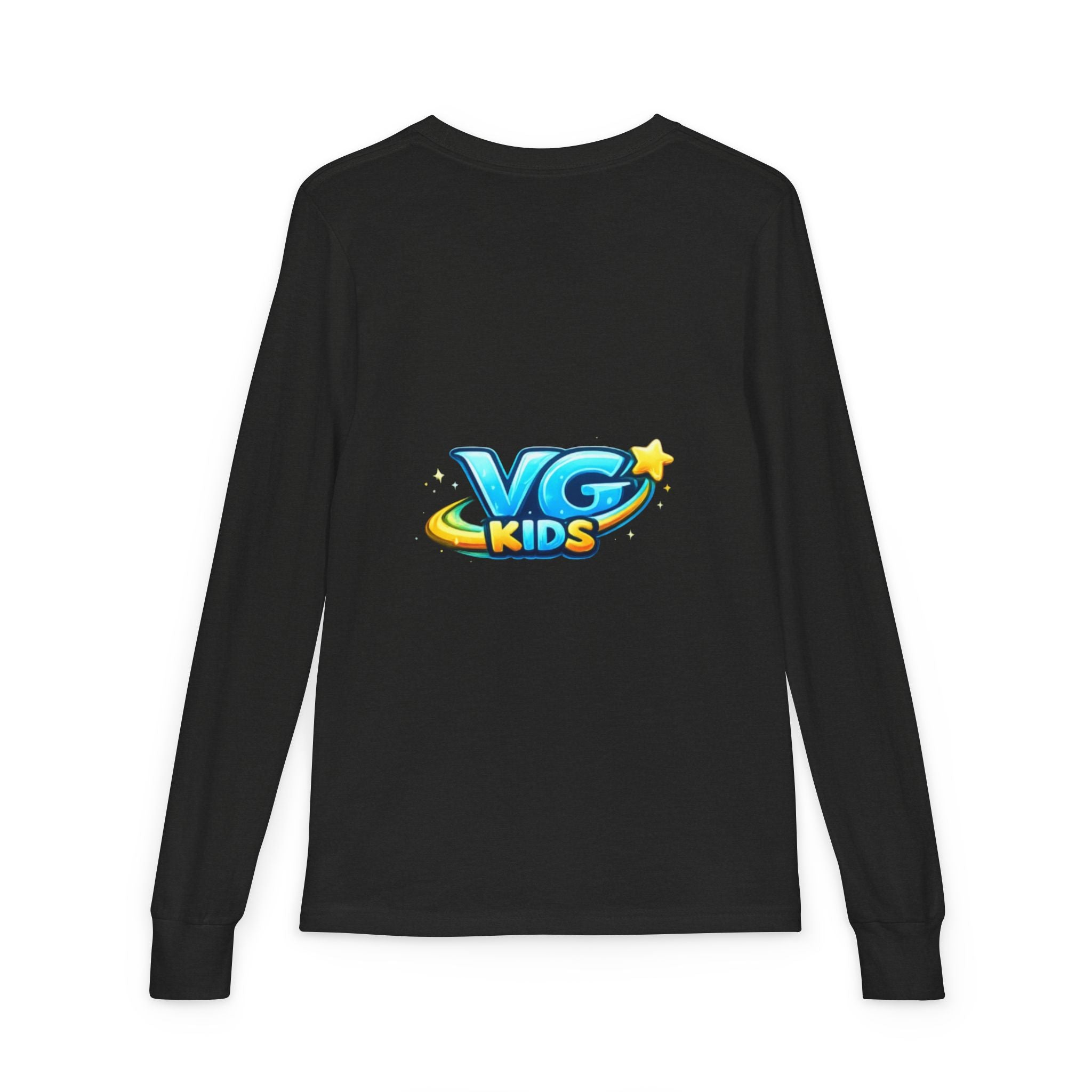 VG Kids Long Sleeve Tee — Youth Jersey Kids' Shirt with Colorful Logo