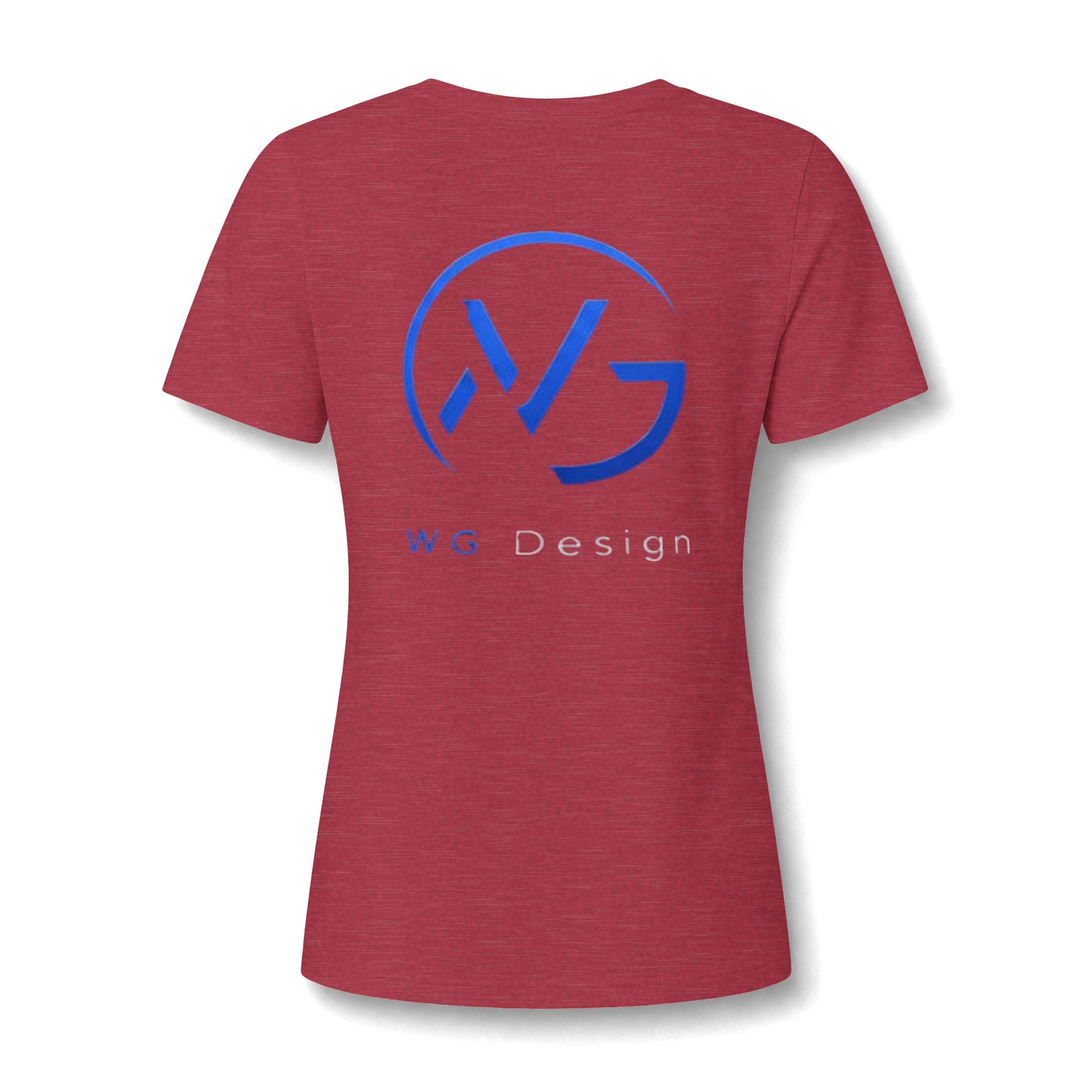 Women's Relaxed Heather CVC V-Neck Tee