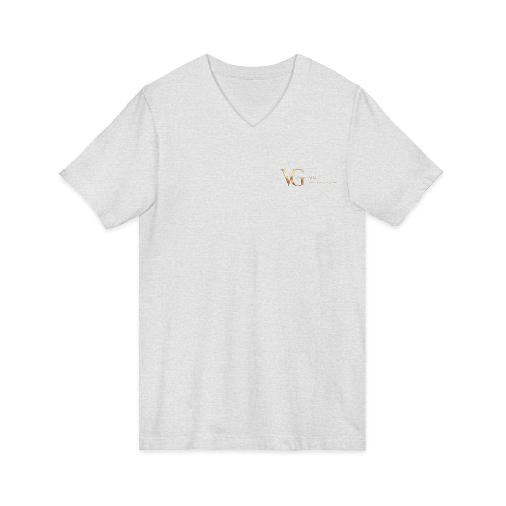 VG Gold Monogram V-Neck Tee