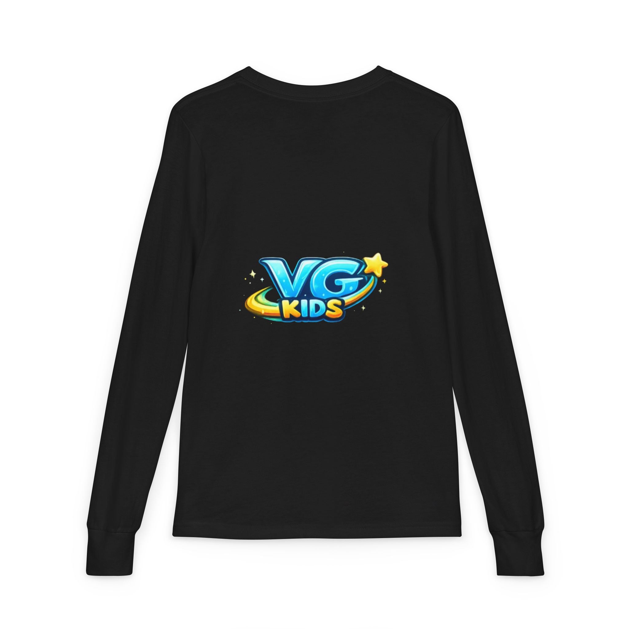 VG Kids Long Sleeve Tee — Youth Jersey Kids' Shirt with Colorful Logo