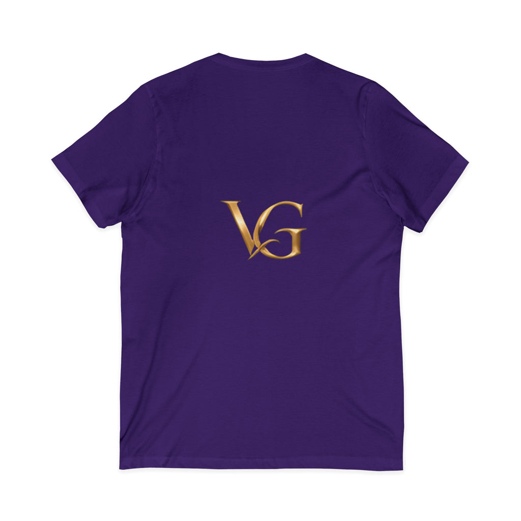 VG Gold Monogram V-Neck Tee