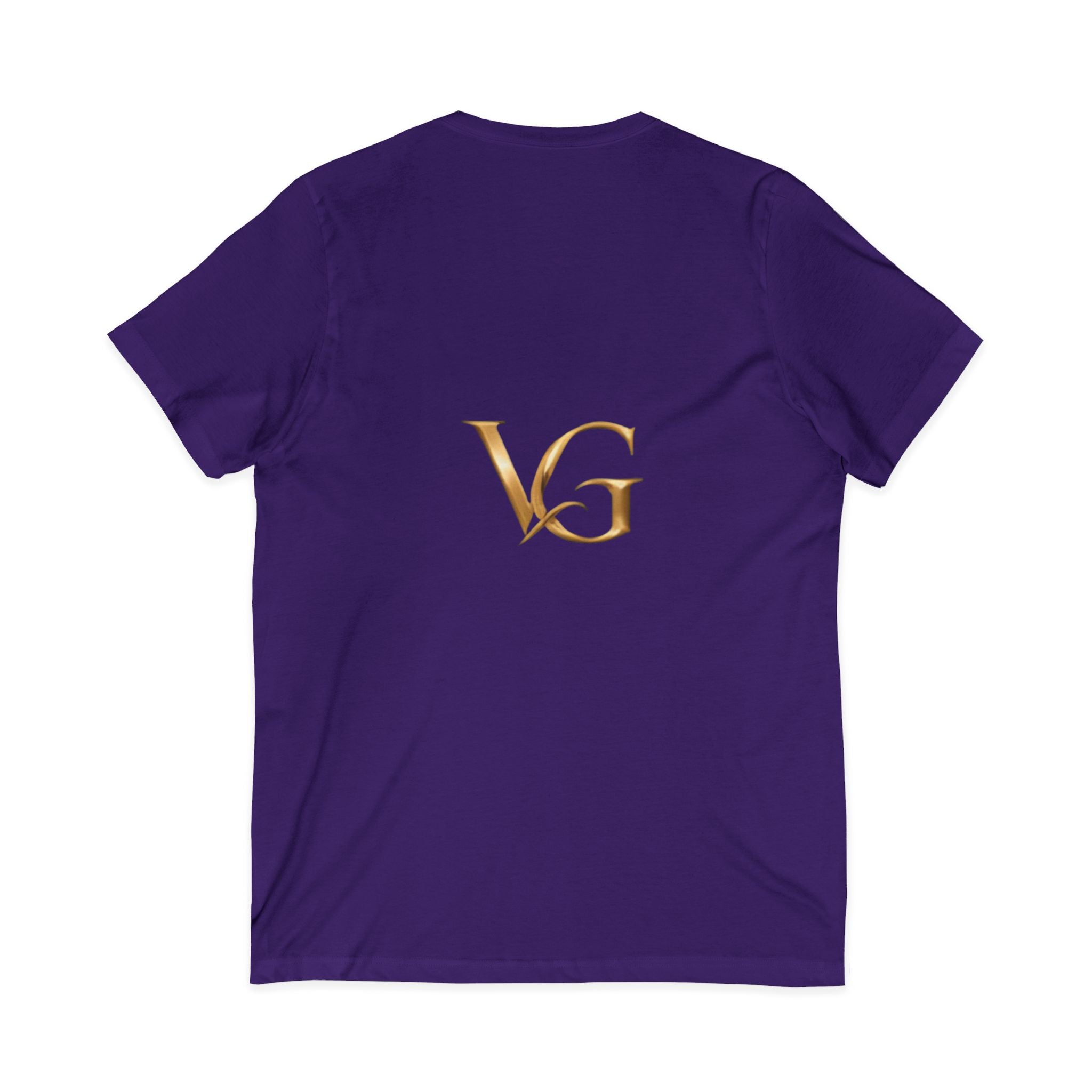 VG Gold Monogram V-Neck Tee