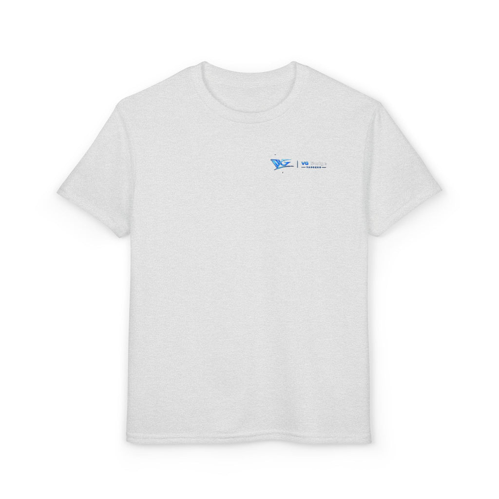 Youth T-Shirt — Blue VG Logo Graphic Performance Tee