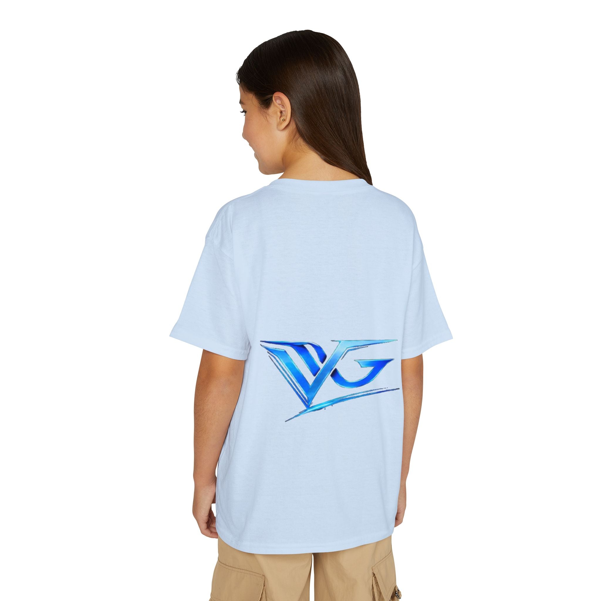 Youth T-Shirt — Blue VG Logo Graphic Performance Tee