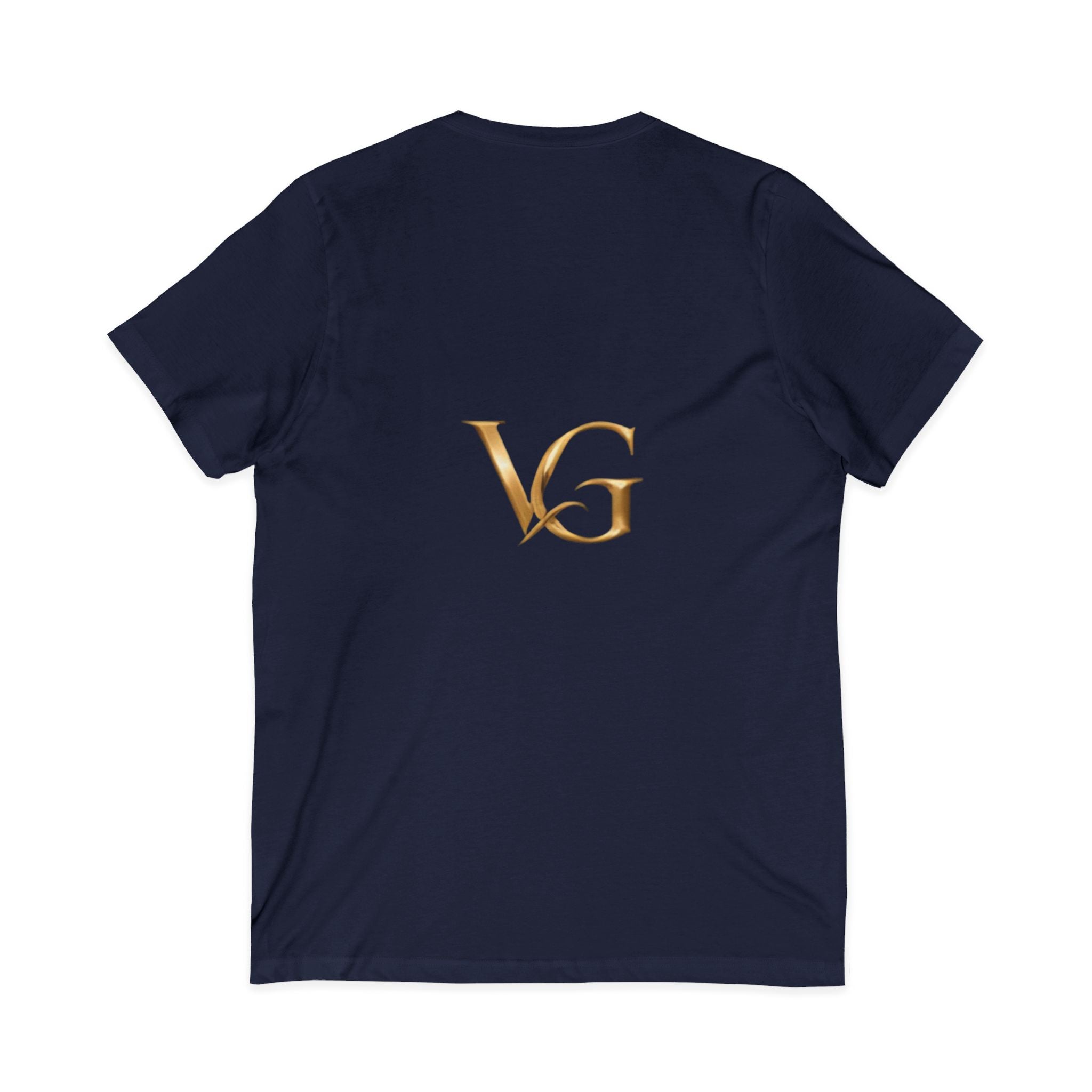 VG Gold Monogram V-Neck Tee