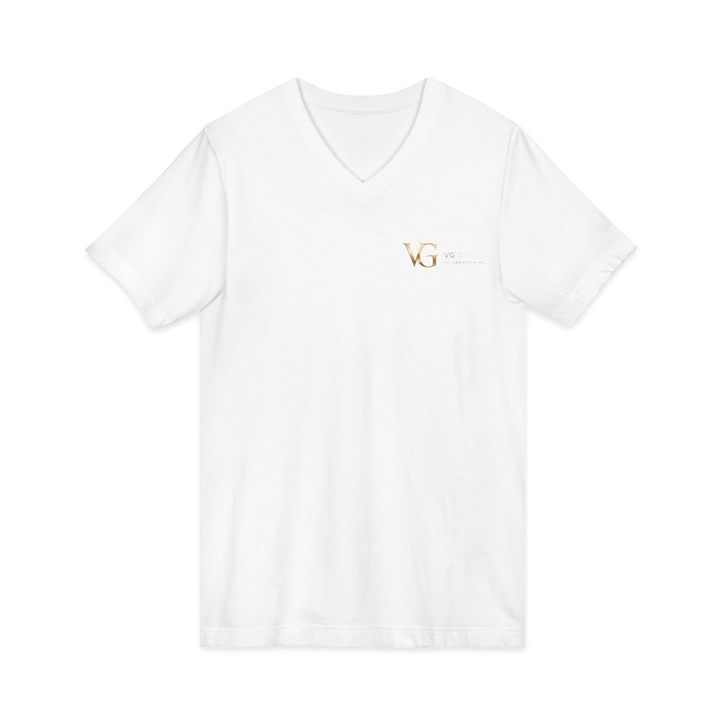 VG Gold Monogram V-Neck Tee