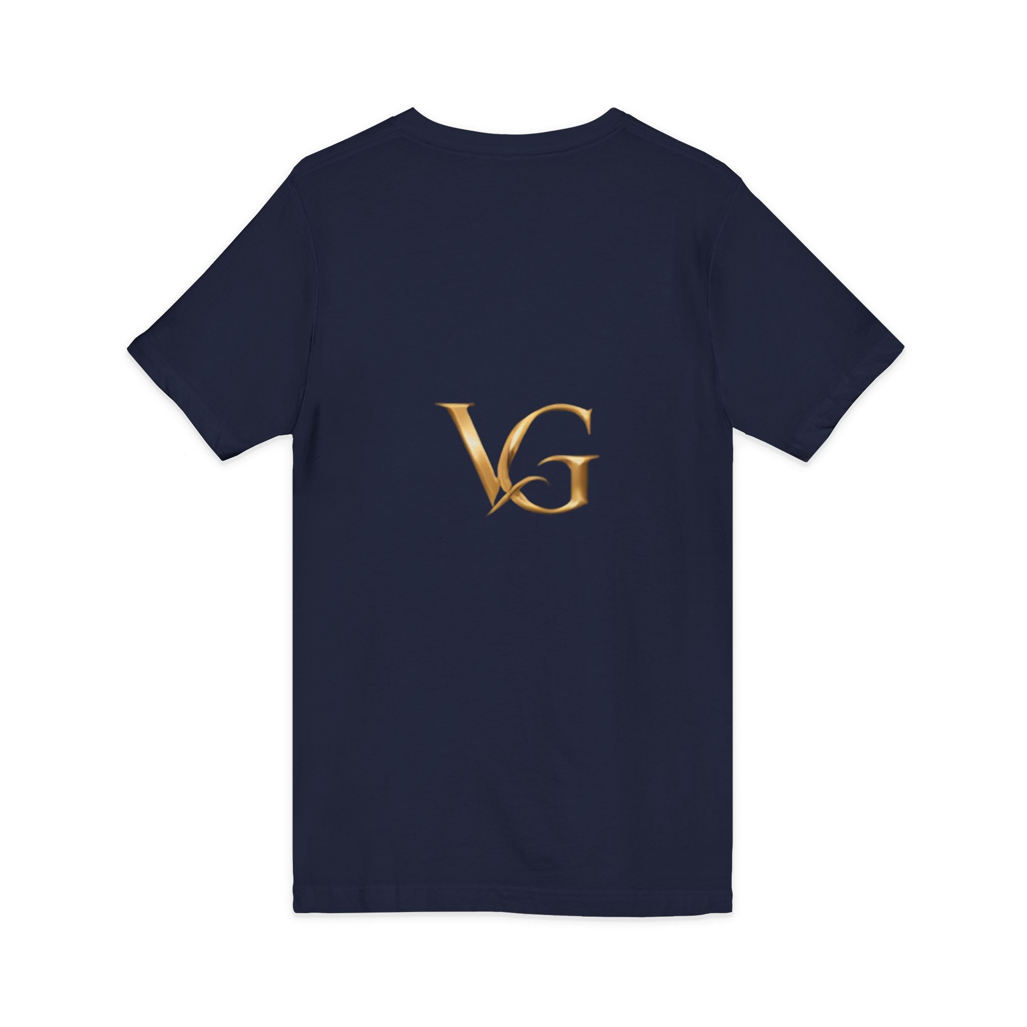 VG Gold Monogram V-Neck Tee