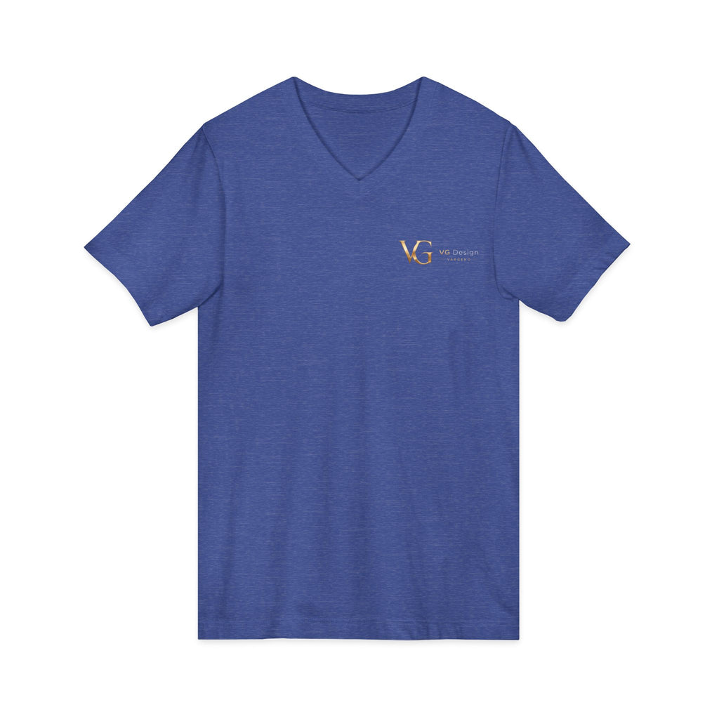 VG Gold Monogram V-Neck Tee