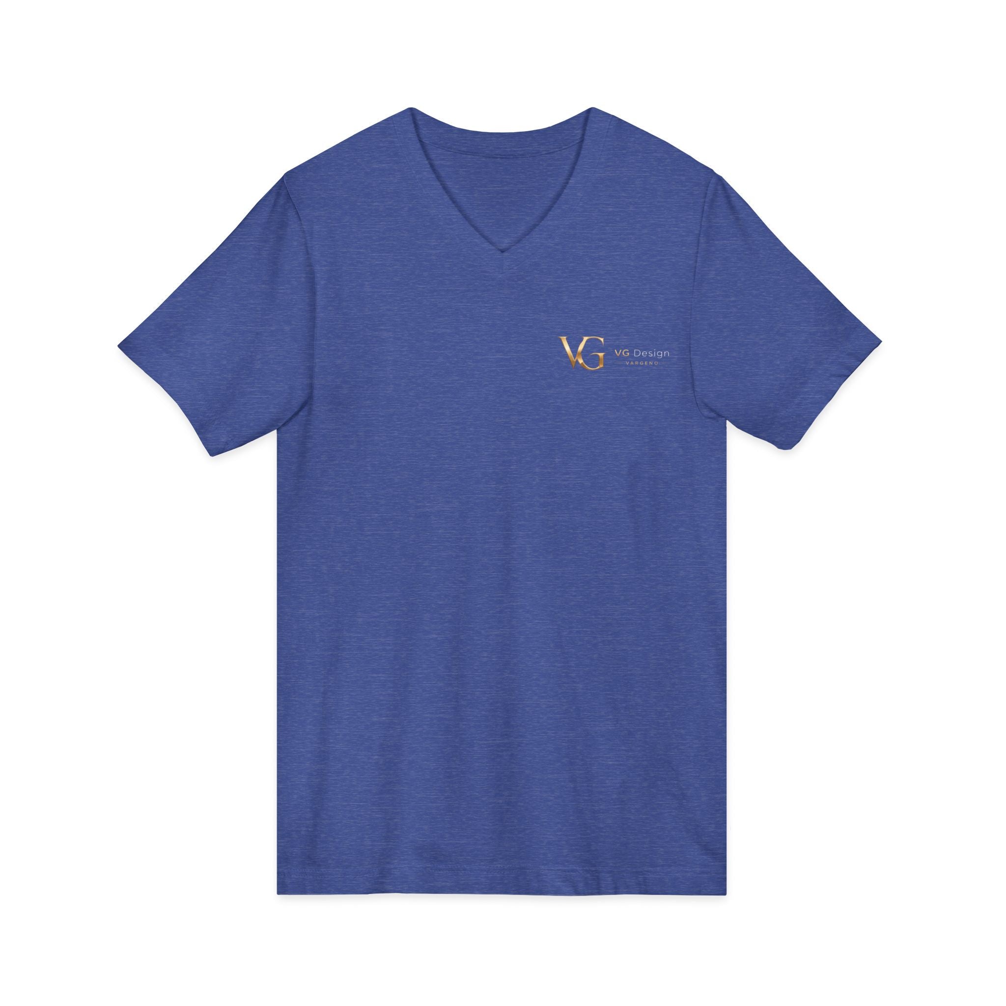 VG Gold Monogram V-Neck Tee