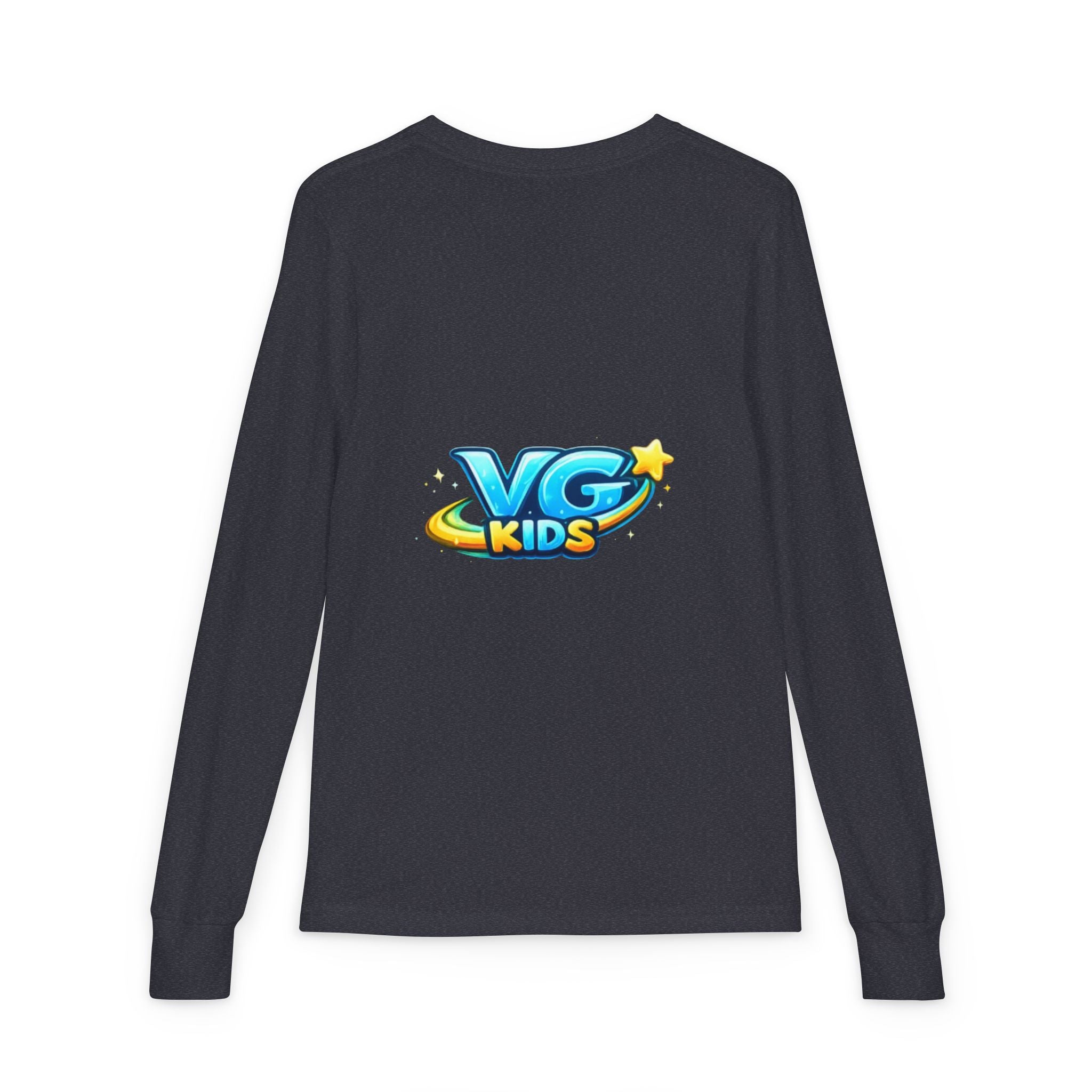 VG Kids Long Sleeve Tee — Youth Jersey Kids' Shirt with Colorful Logo