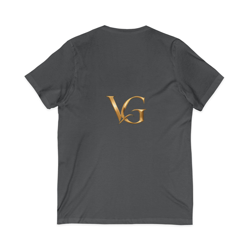 VG Gold Monogram V-Neck Tee