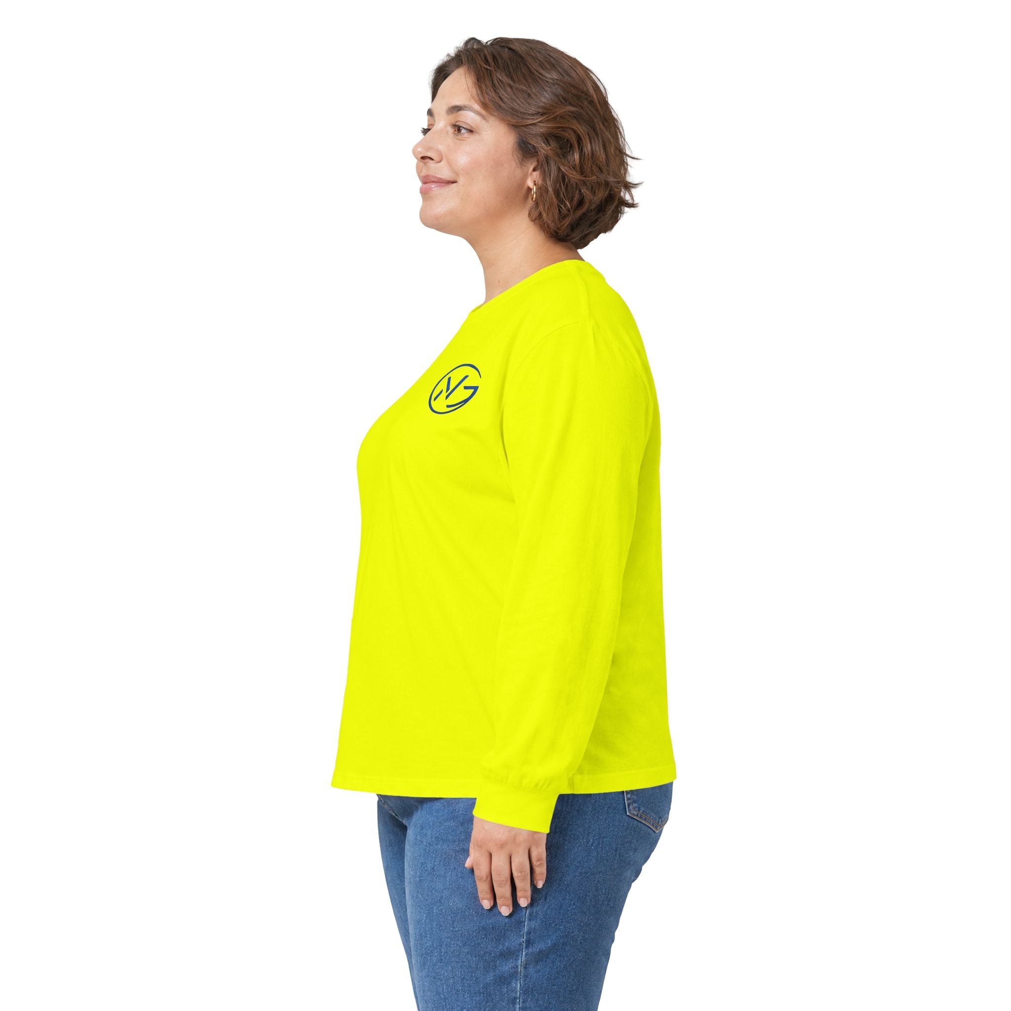 Long Sleeve Tee — Minimal WG Logo Cotton Shirt