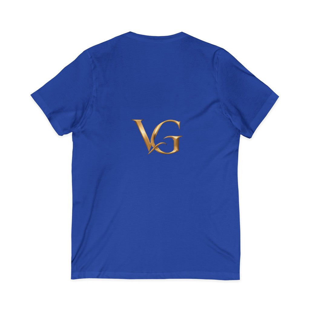 VG Gold Monogram V-Neck Tee